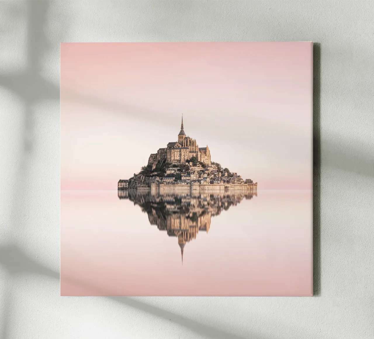 Mont Saint Michel - Frankrijk canvas met Baklijst van Håggard Photography | Ronny Behnert