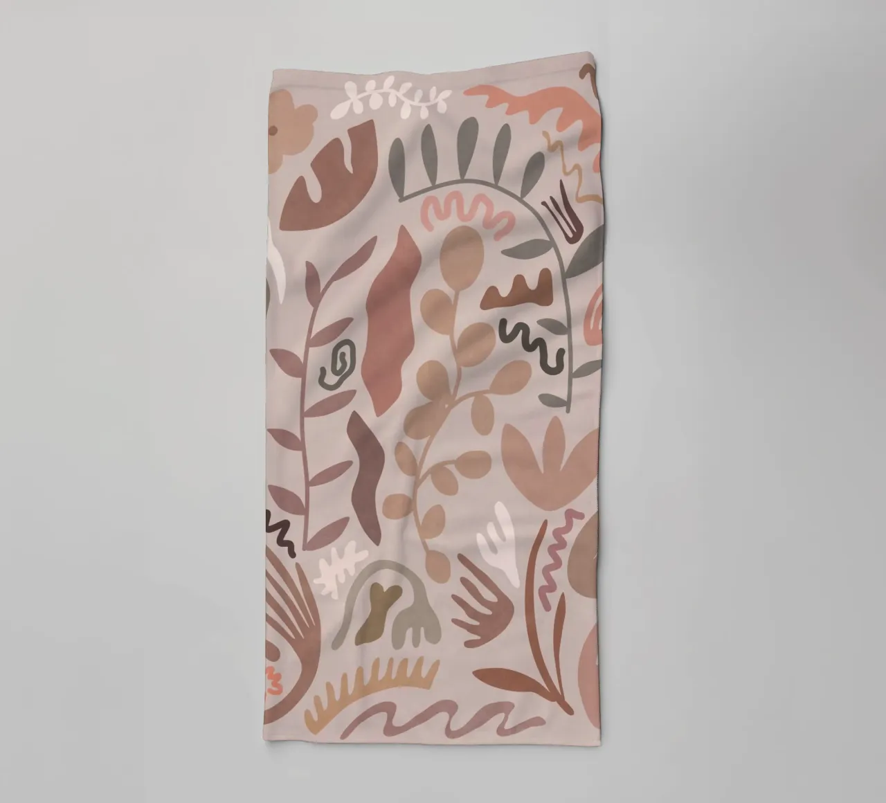 Blush Flora III asciugamano da bagno da amini54