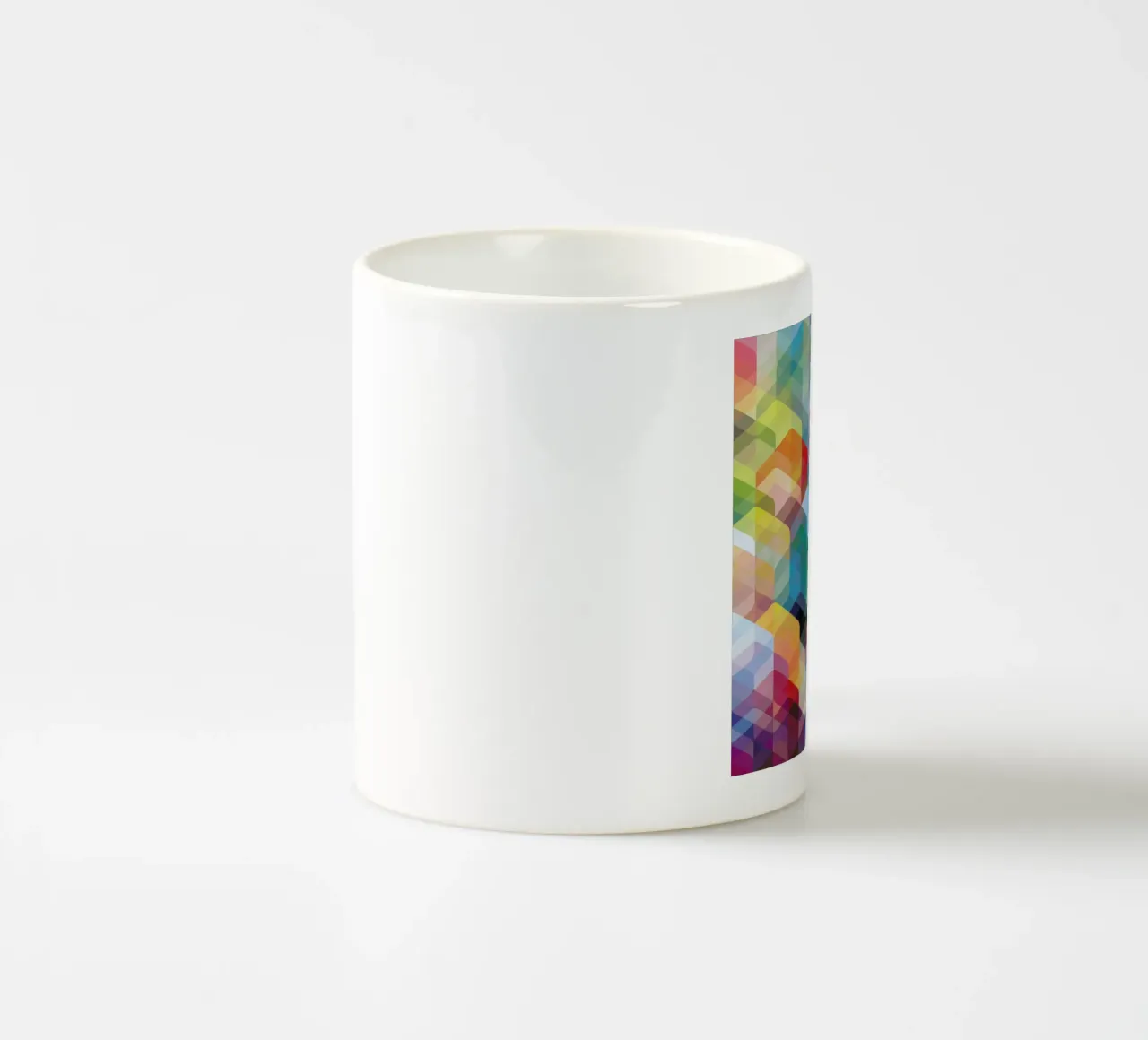 Cuben Curved #2 tazza in ceramica da Excites