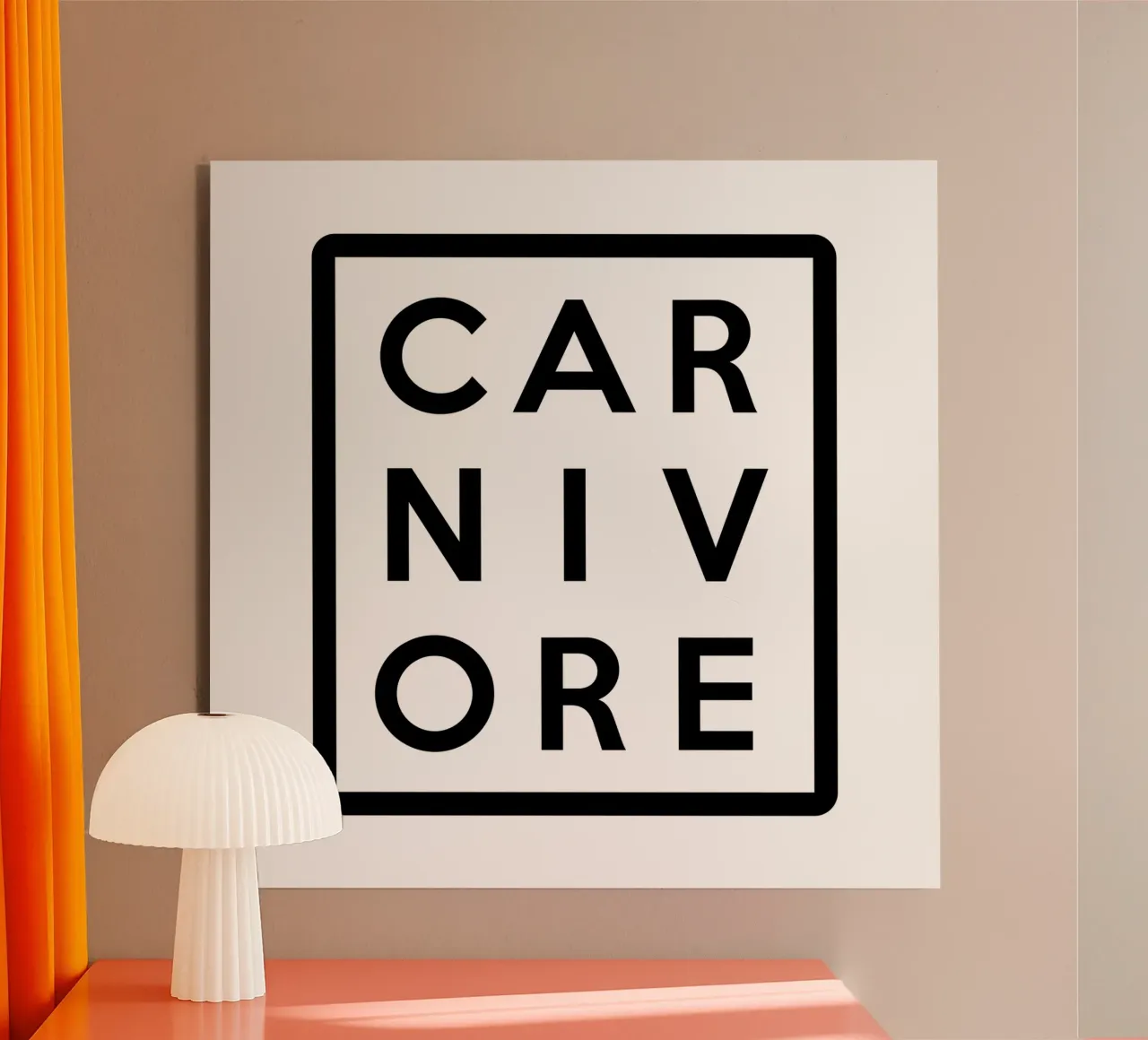 Carnivoro alluminio dibond da amini54
