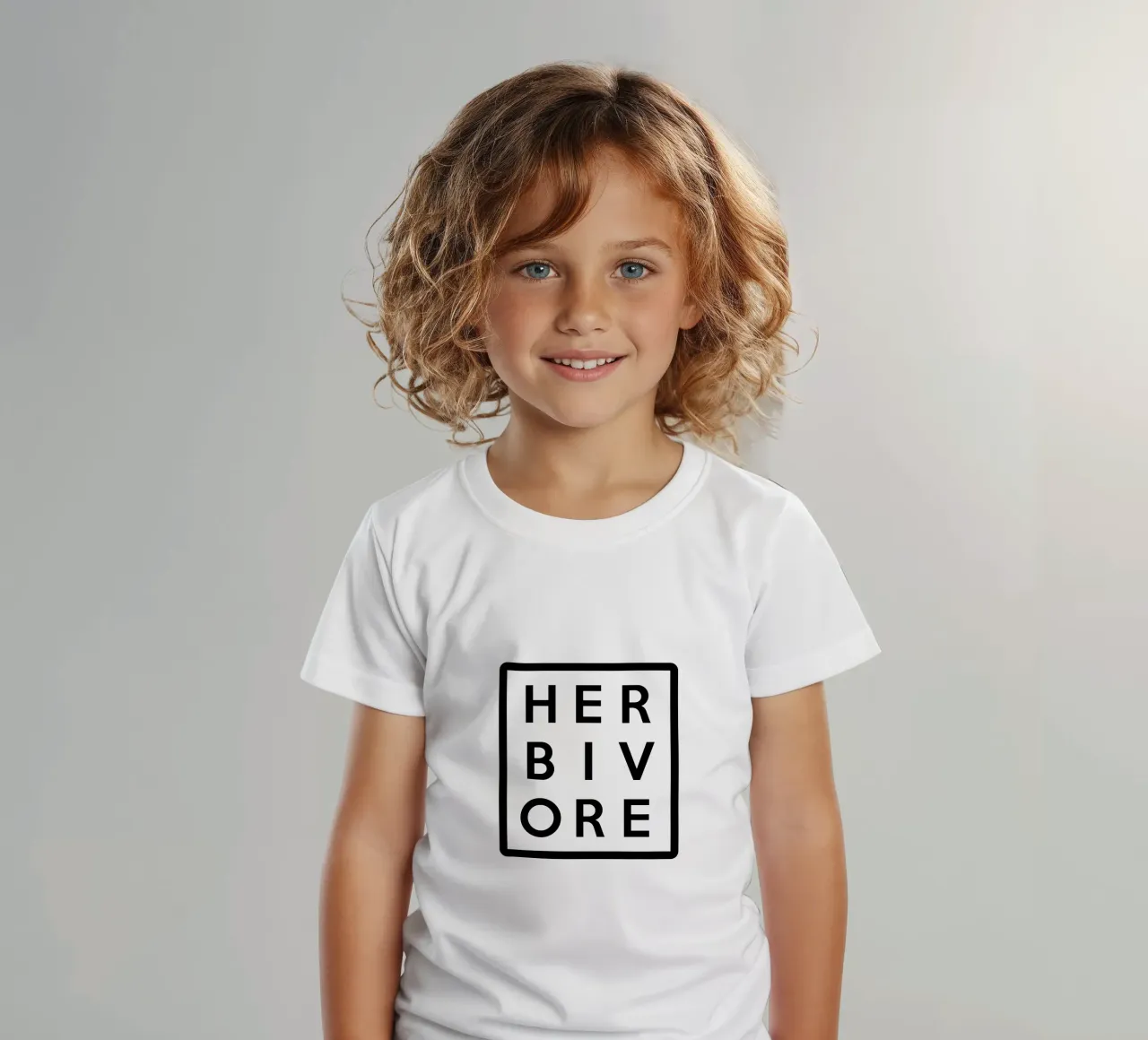 Herbivore kids t-shirt by amini54