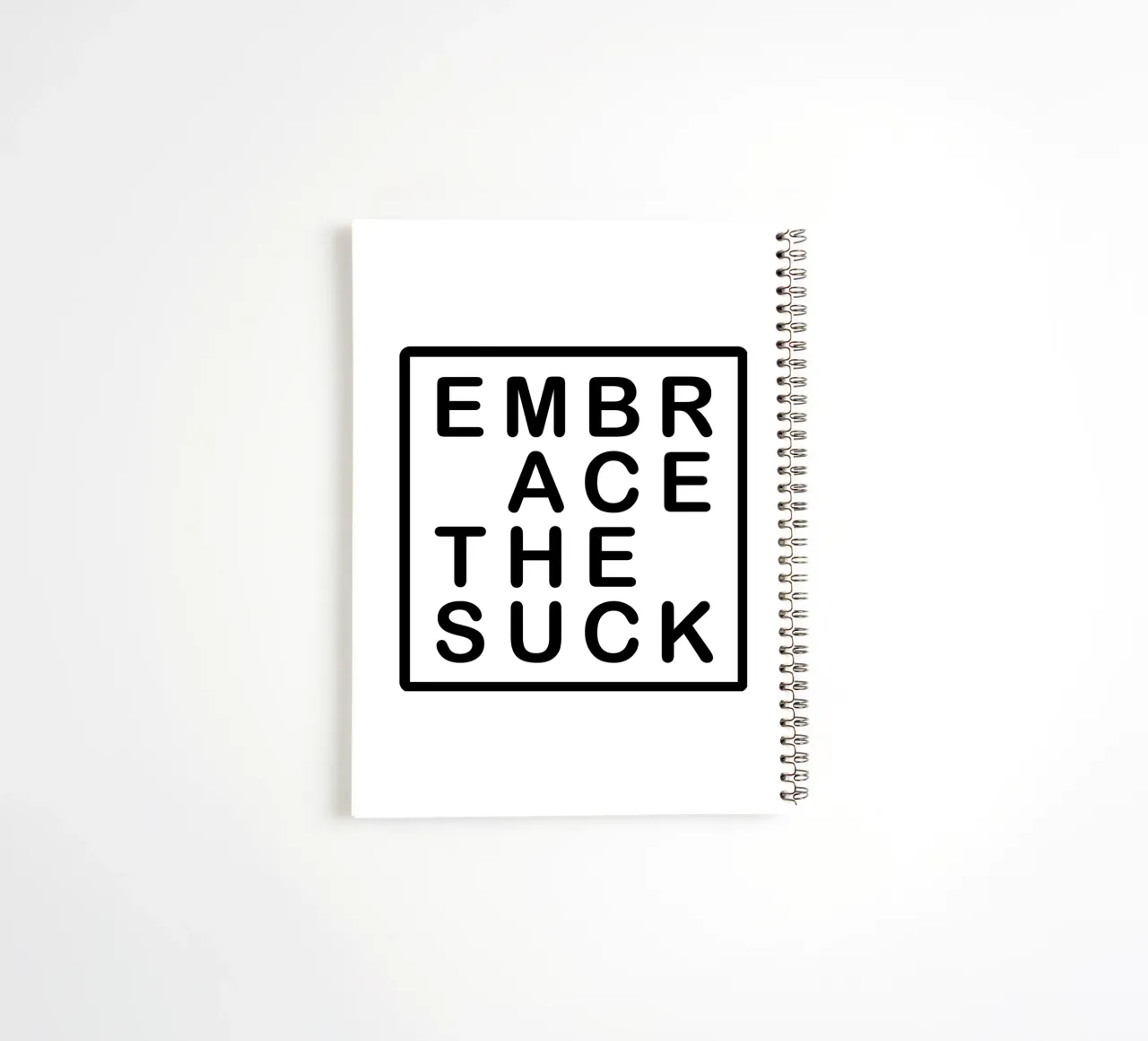 Embrace the Suck spiral notebook by amini54