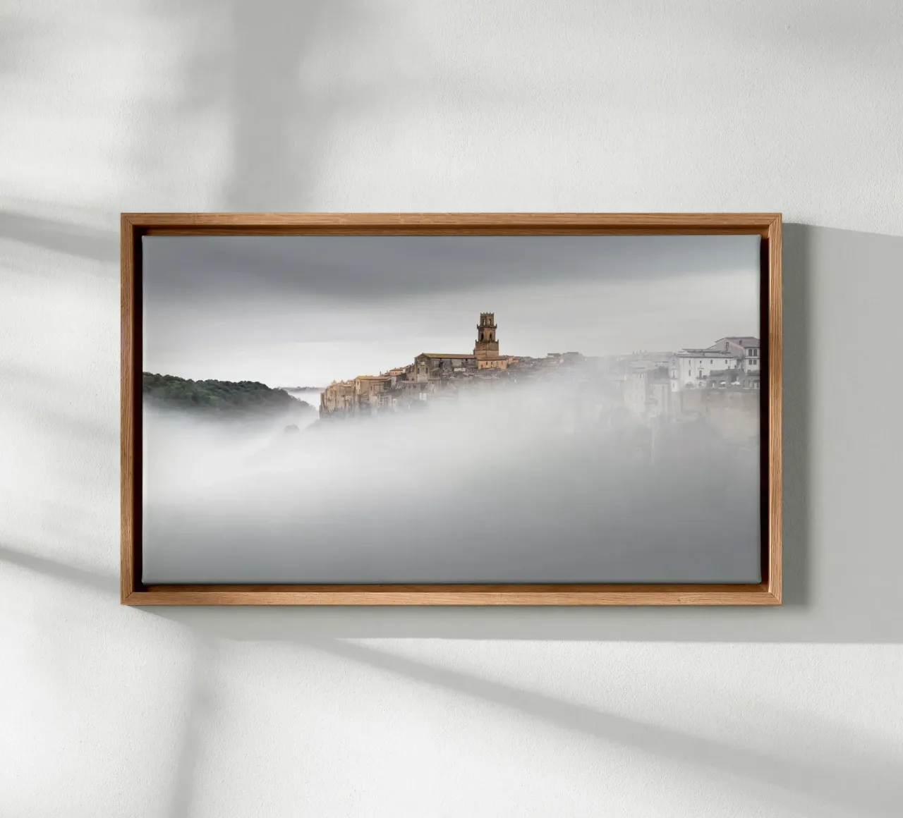 Ancient Skyline Pitigliano - Italien tela con Cornice a cassetta da Håggard Photography | Ronny Behnert