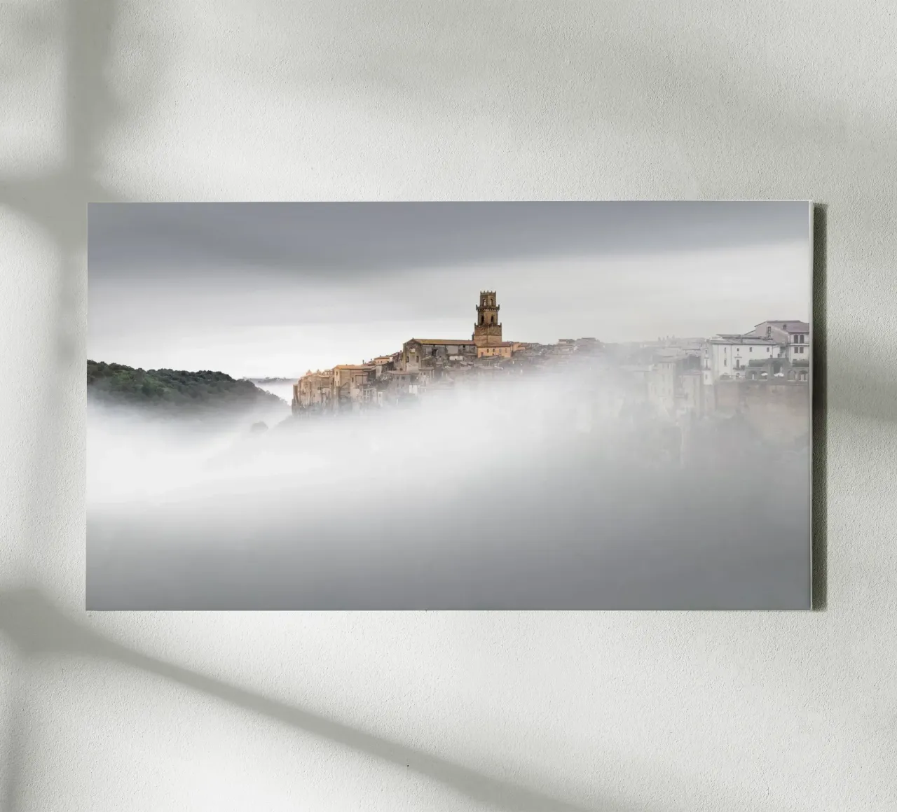 Ancient Skyline Pitigliano - Italien tela con Cornice a cassetta da Håggard Photography | Ronny Behnert