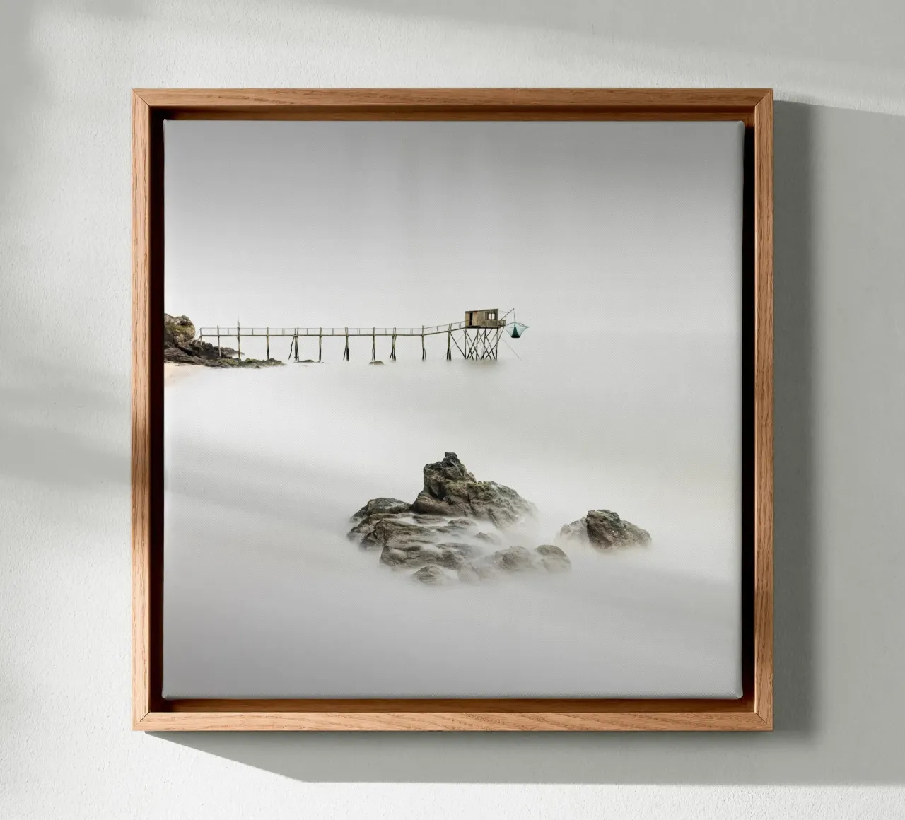 Cabane - Frankrijk canvas met Baklijst van Håggard Photography | Ronny Behnert