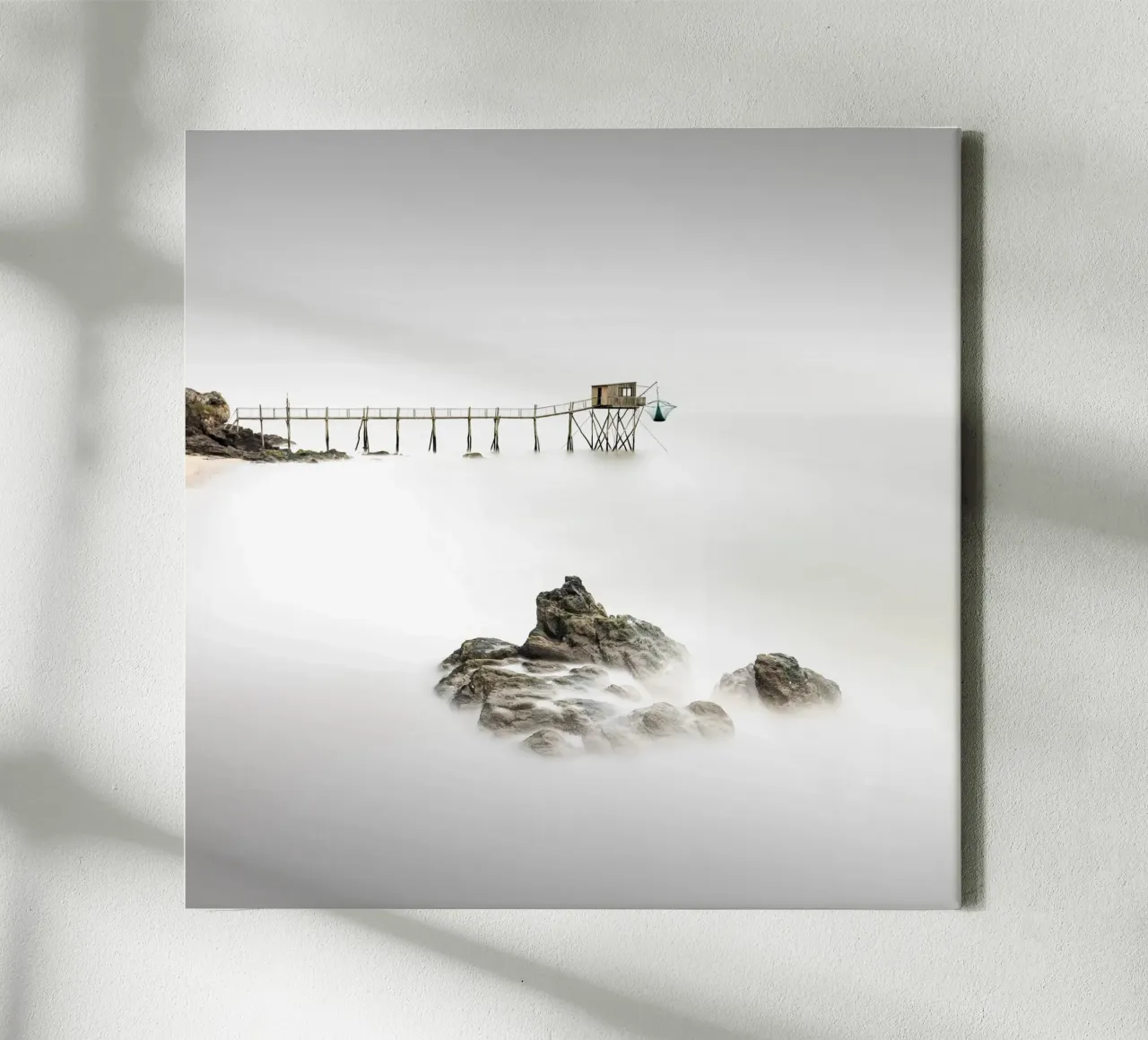 Cabane - Frankrijk canvas met Baklijst van Håggard Photography | Ronny Behnert