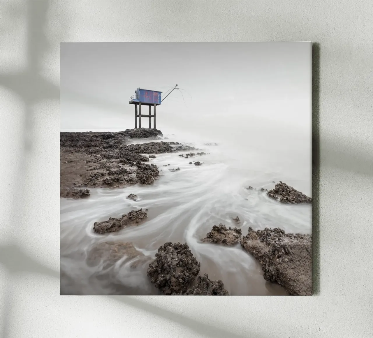 Cabane abandonnée II - Frankrijk canvas met Baklijst van Håggard Photography | Ronny Behnert