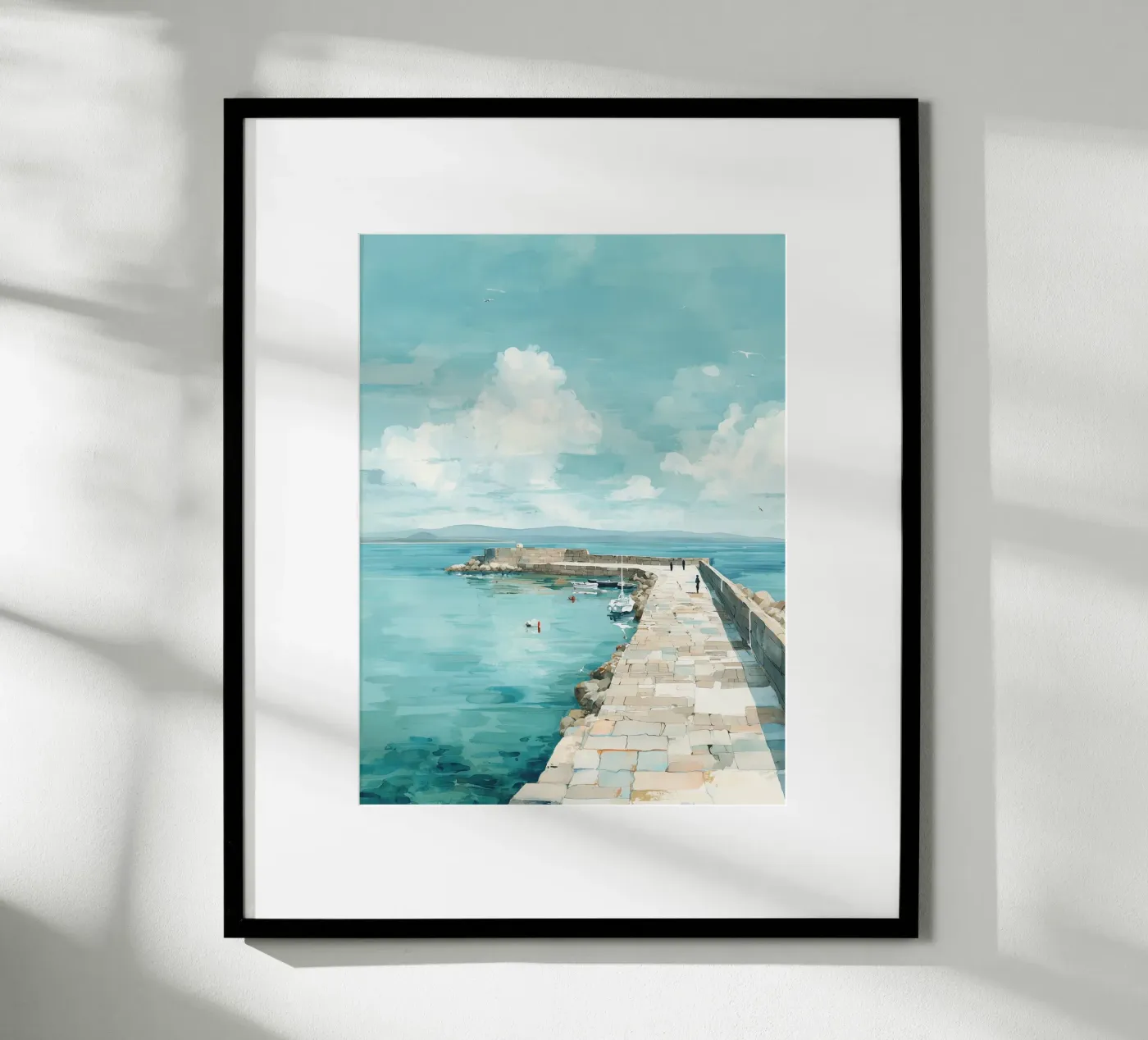 Soft Harbor Seascape poster da LUMA