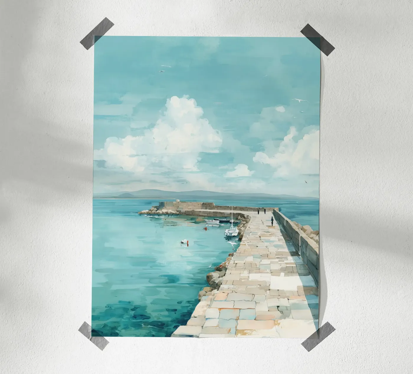 Soft Harbor Seascape poster da LUMA