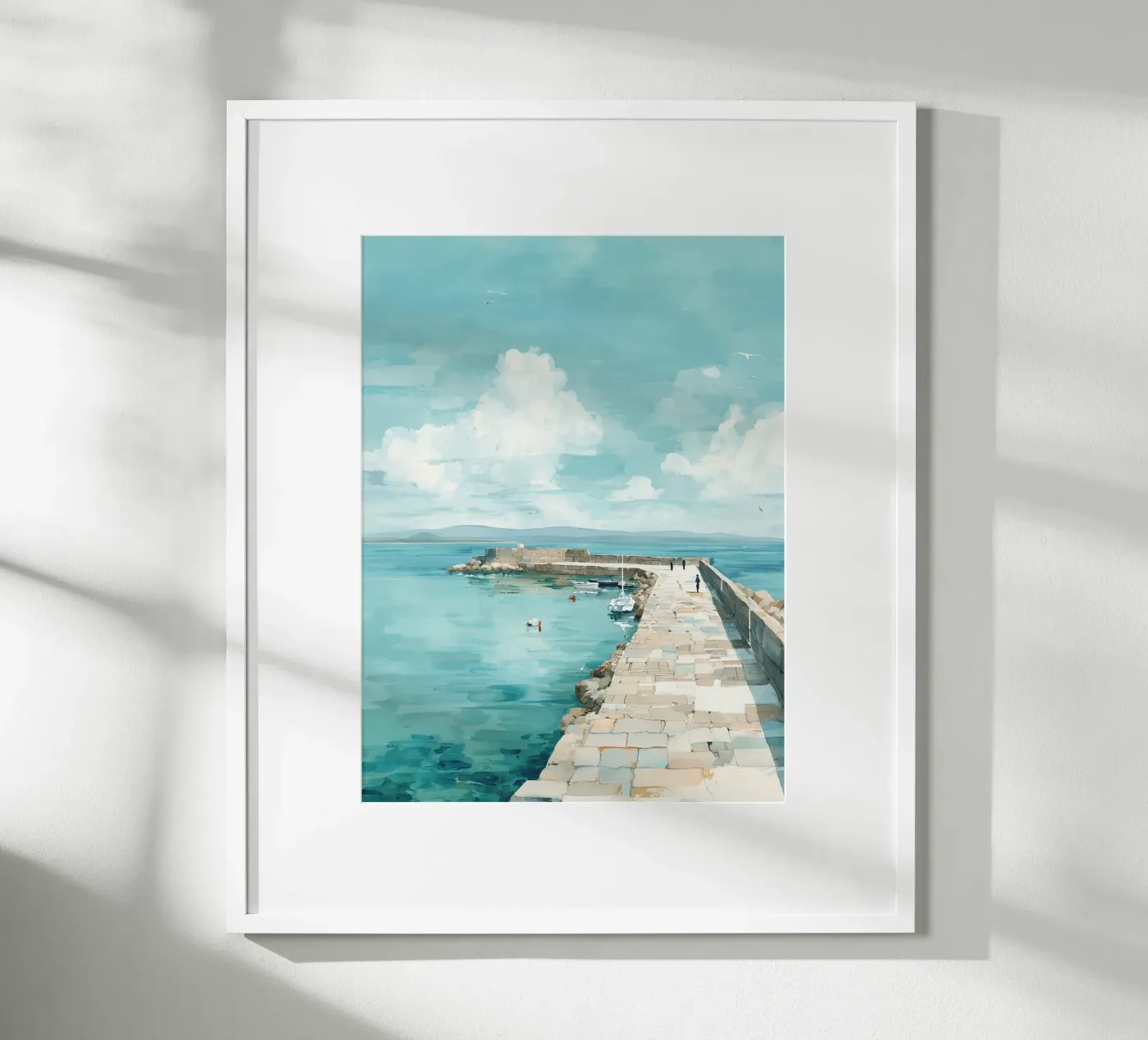 Soft Harbor Seascape poster da LUMA