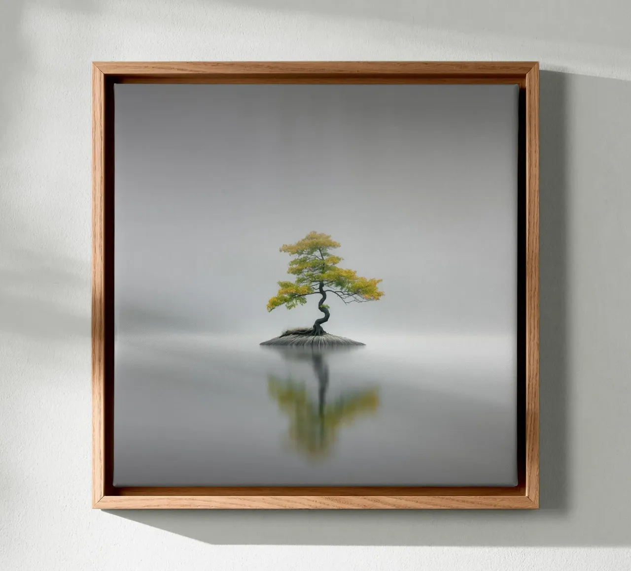 Echi - Bonsai II tela con Cornice a cassetta da Håggard Photography | Ronny Behnert