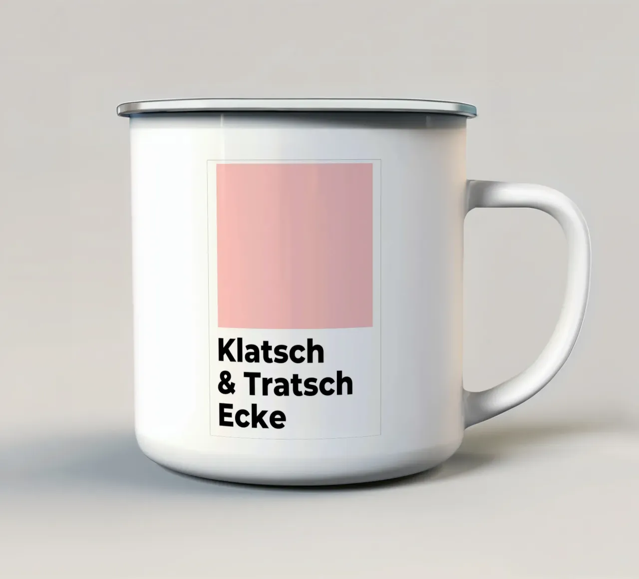Klatsch & Tratsch Ecke tazza in smalto da BAINAI