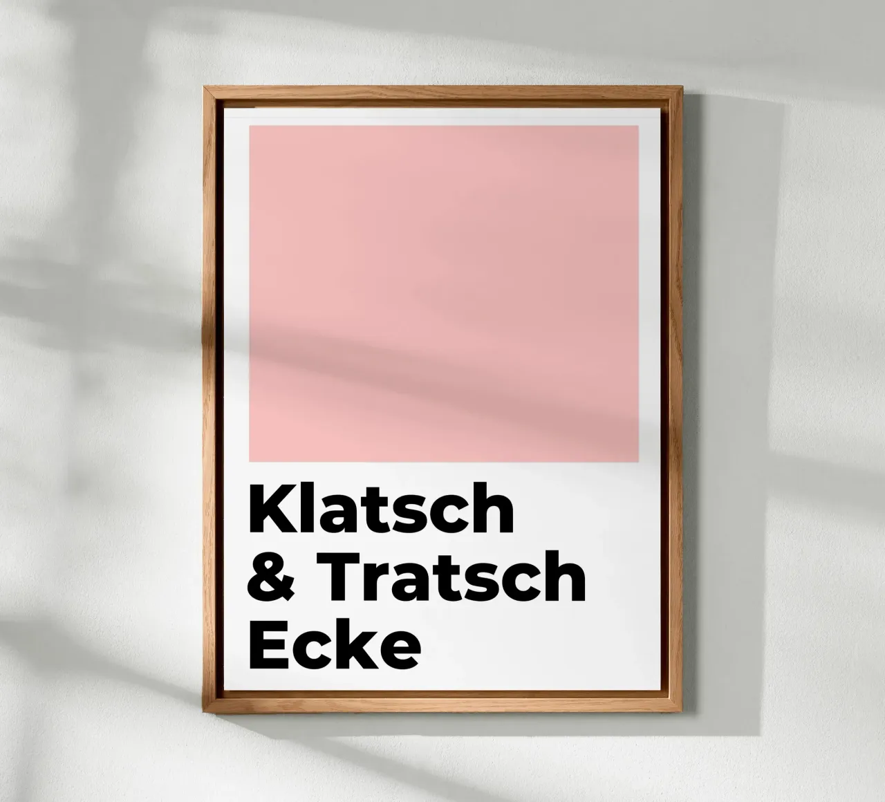 Klatsch & Tratsch Ecke alu-dibond by BAINAI