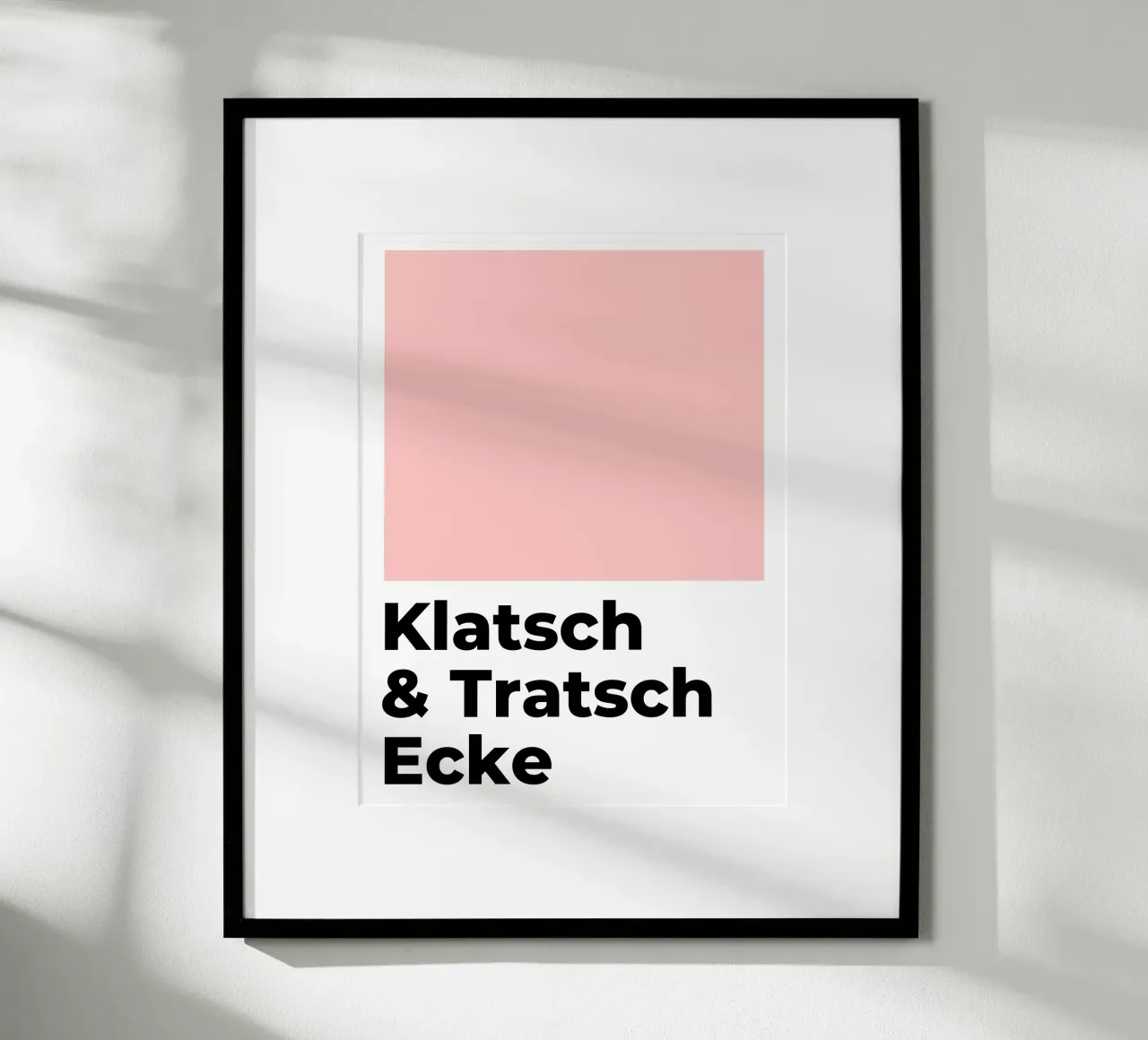 Klatsch & Tratsch Ecke poster by BAINAI