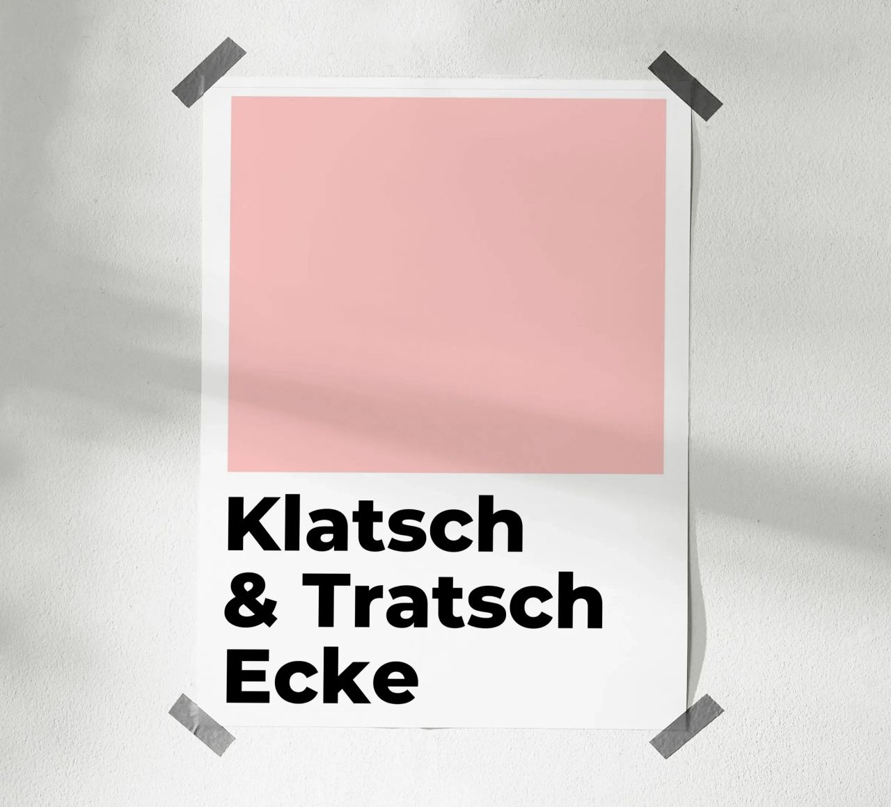 Klatsch & Tratsch Ecke Poster von BAINAI
