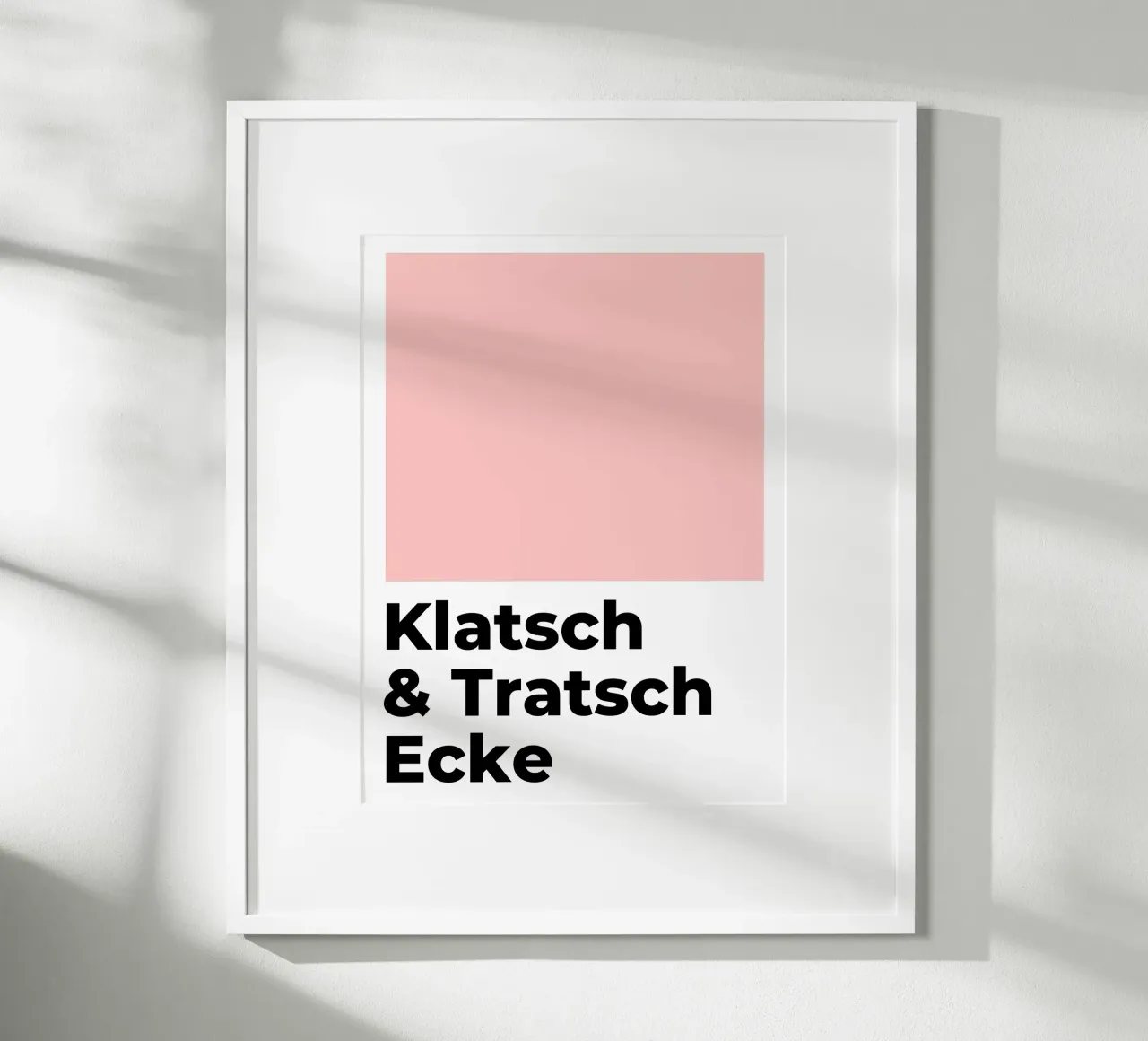 Klatsch & Tratsch Ecke poster by BAINAI