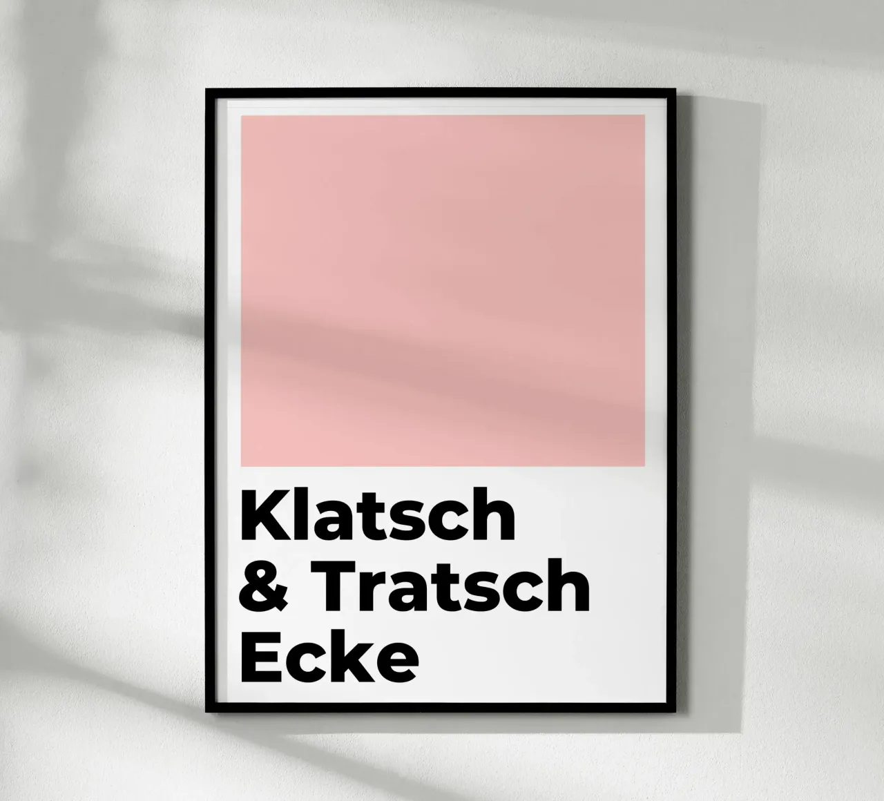 Klatsch & Tratsch Ecke poster con telaio in plastica da BAINAI