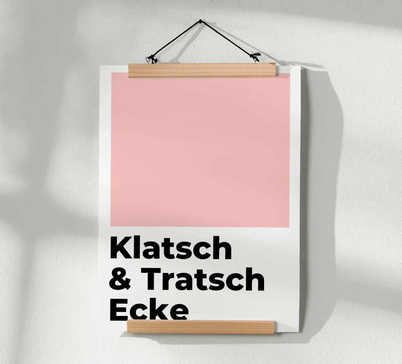 Klatsch & Tratsch Ecke poster by BAINAI