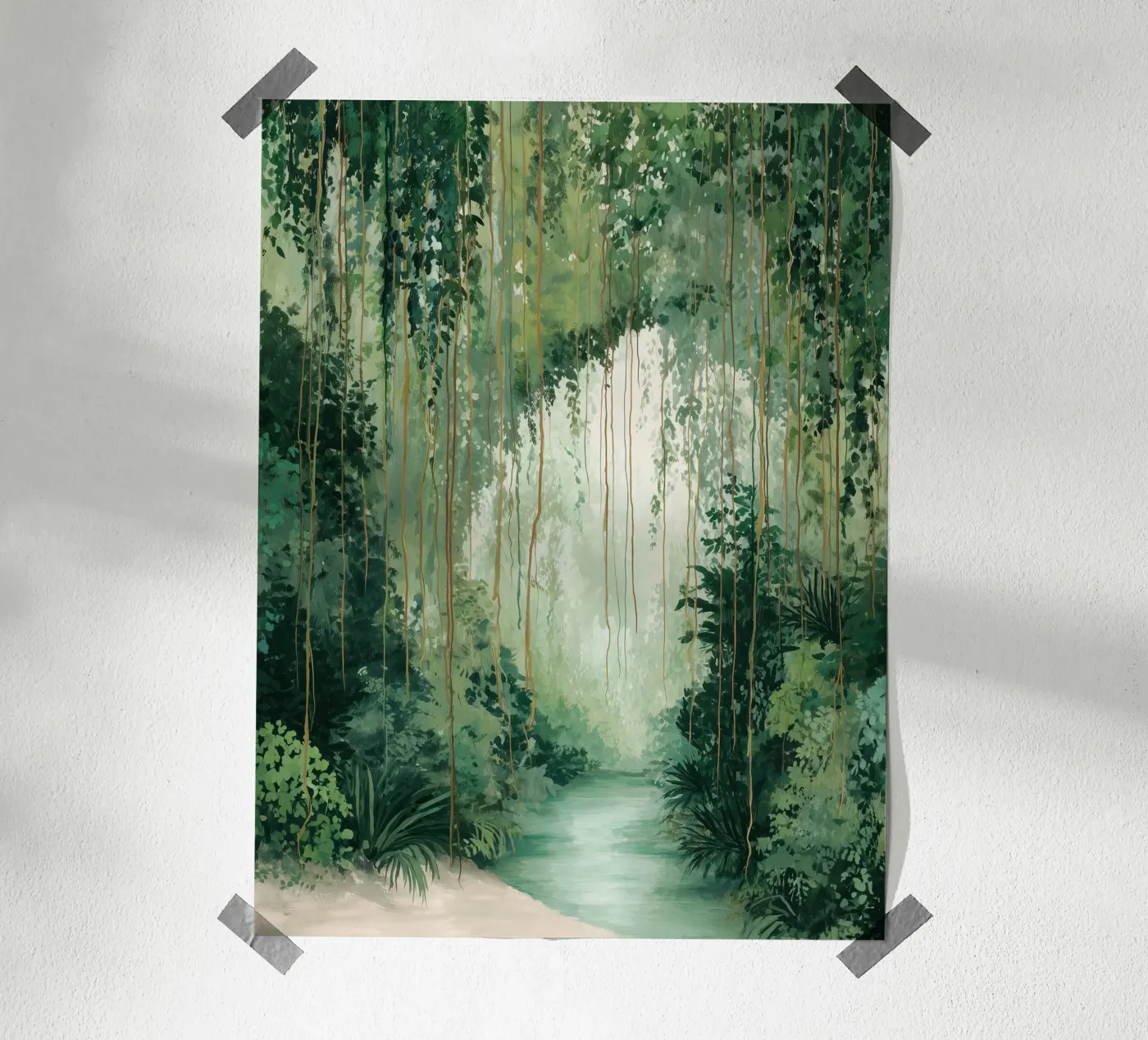 Soft Tropical Forest poster da LUMA