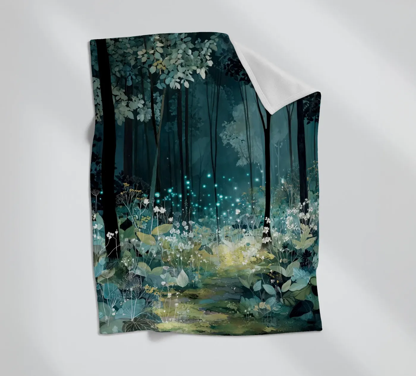 Enchanted Forest Fleecedecke von LUMA