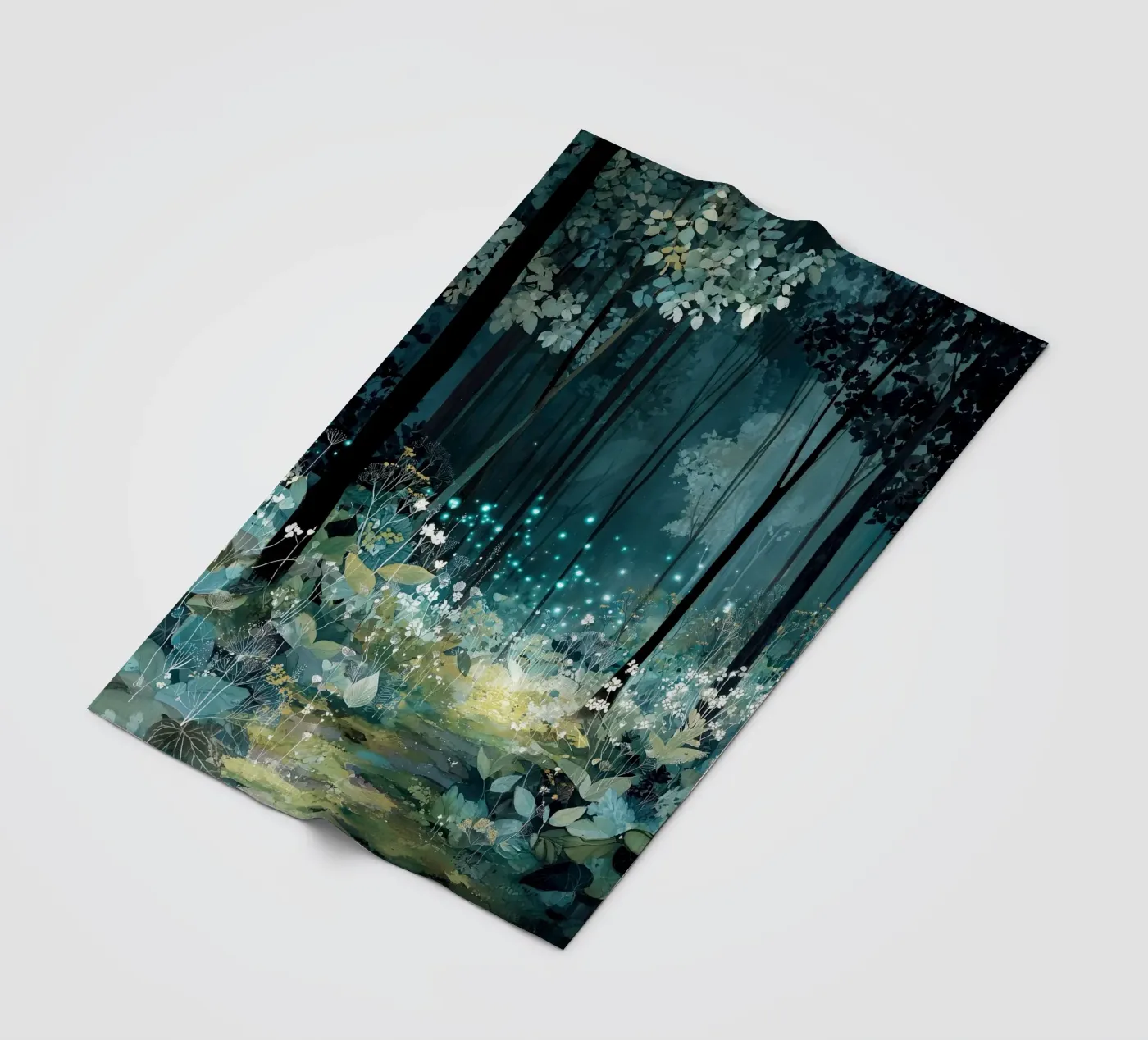 Enchanted Forest Fleecedecke von LUMA