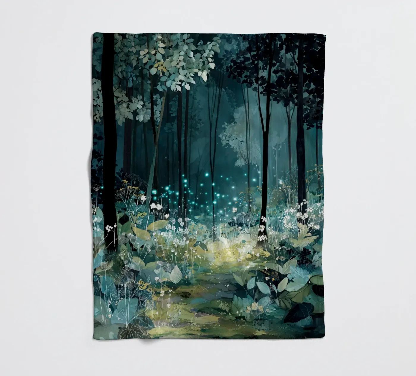 Enchanted Forest Fleecedecke von LUMA