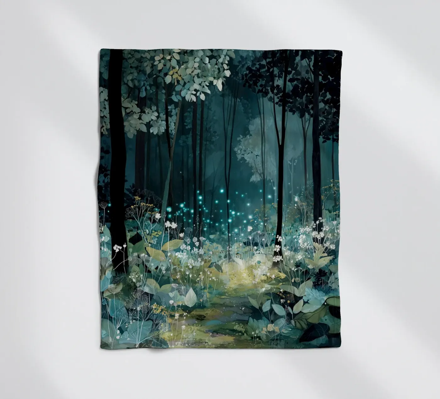 Enchanted Forest Fleecedecke von LUMA