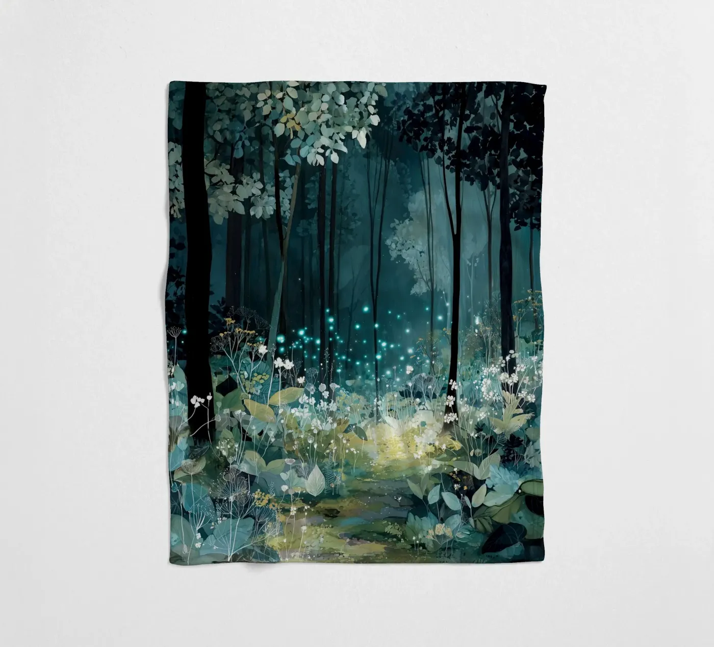 Enchanted Forest Fleecedecke von LUMA