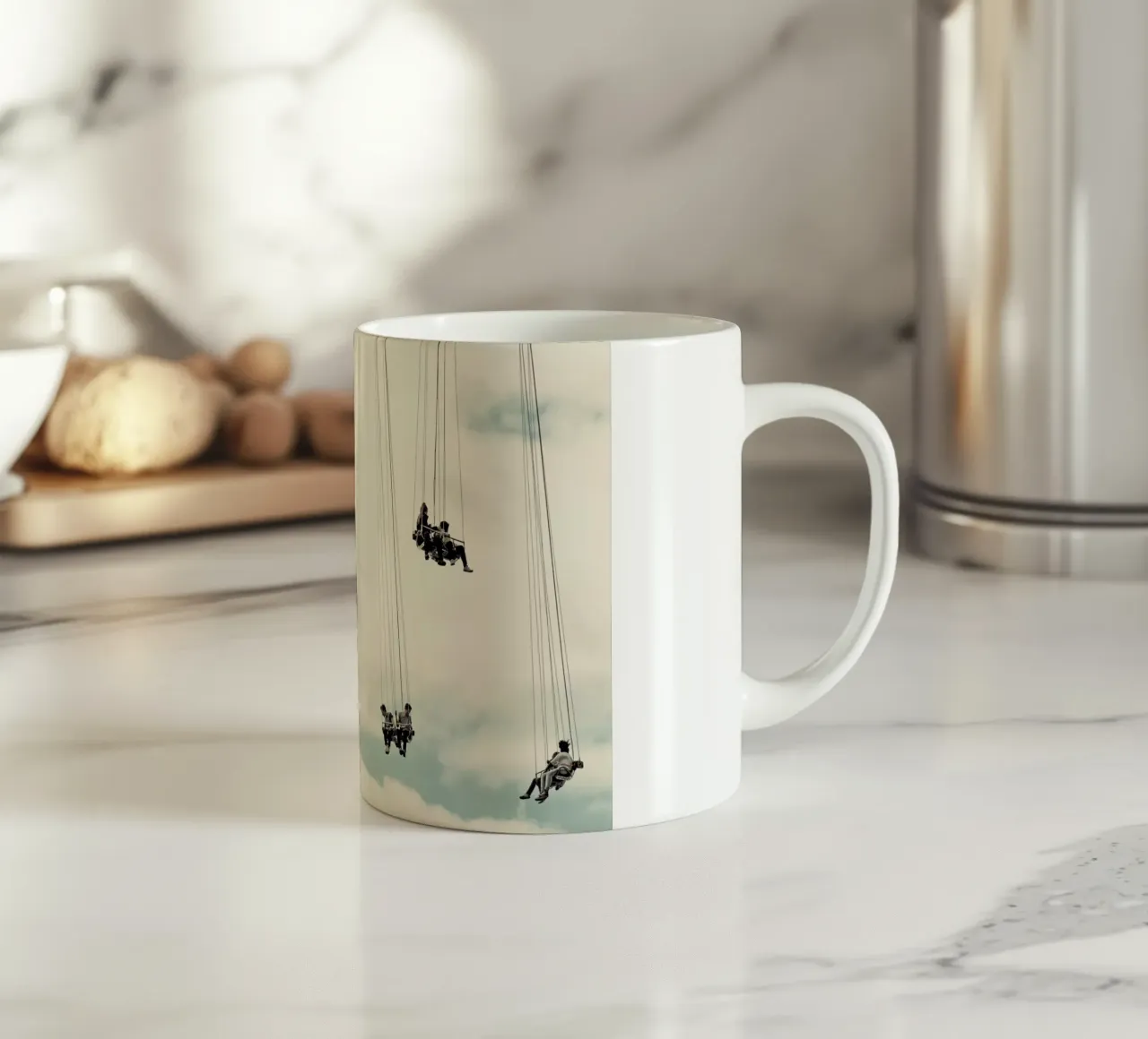 Groena Lund 2 tazza in ceramica da Michael Belhadi