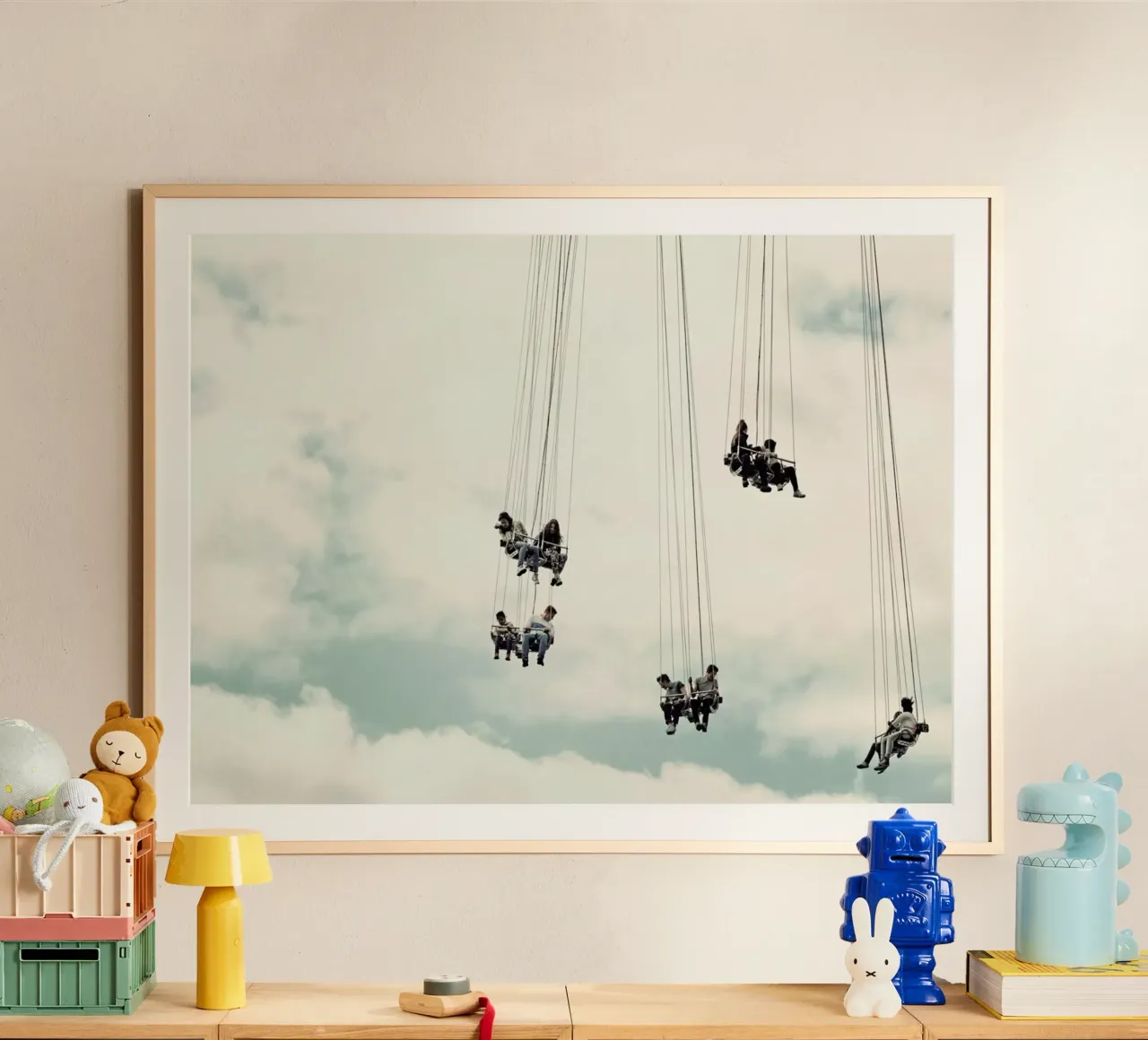 Groena Lund 2 poster con telaio in alluminio da Michael Belhadi