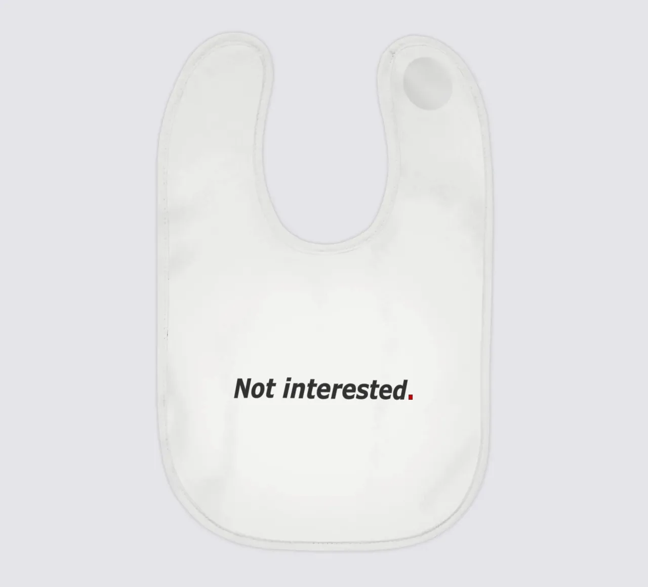 Non interessato bavaglino da amini54