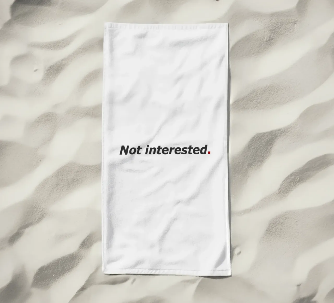 Non interessato telo mare da amini54