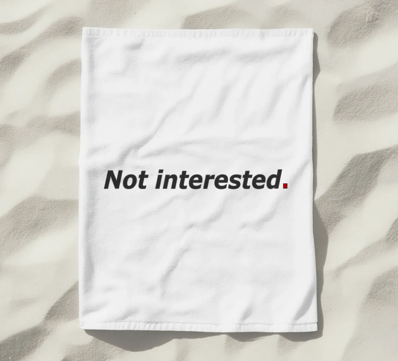 Non interessato telo mare da amini54