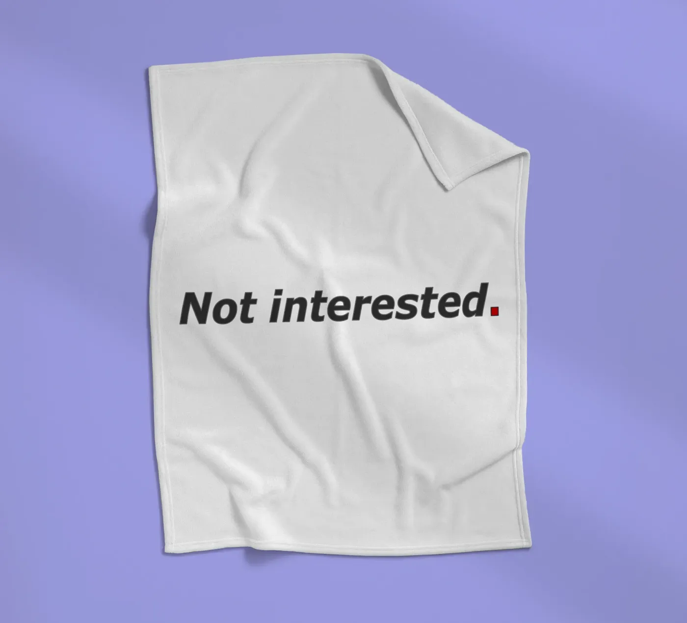 Non interessato coperta in pile da amini54