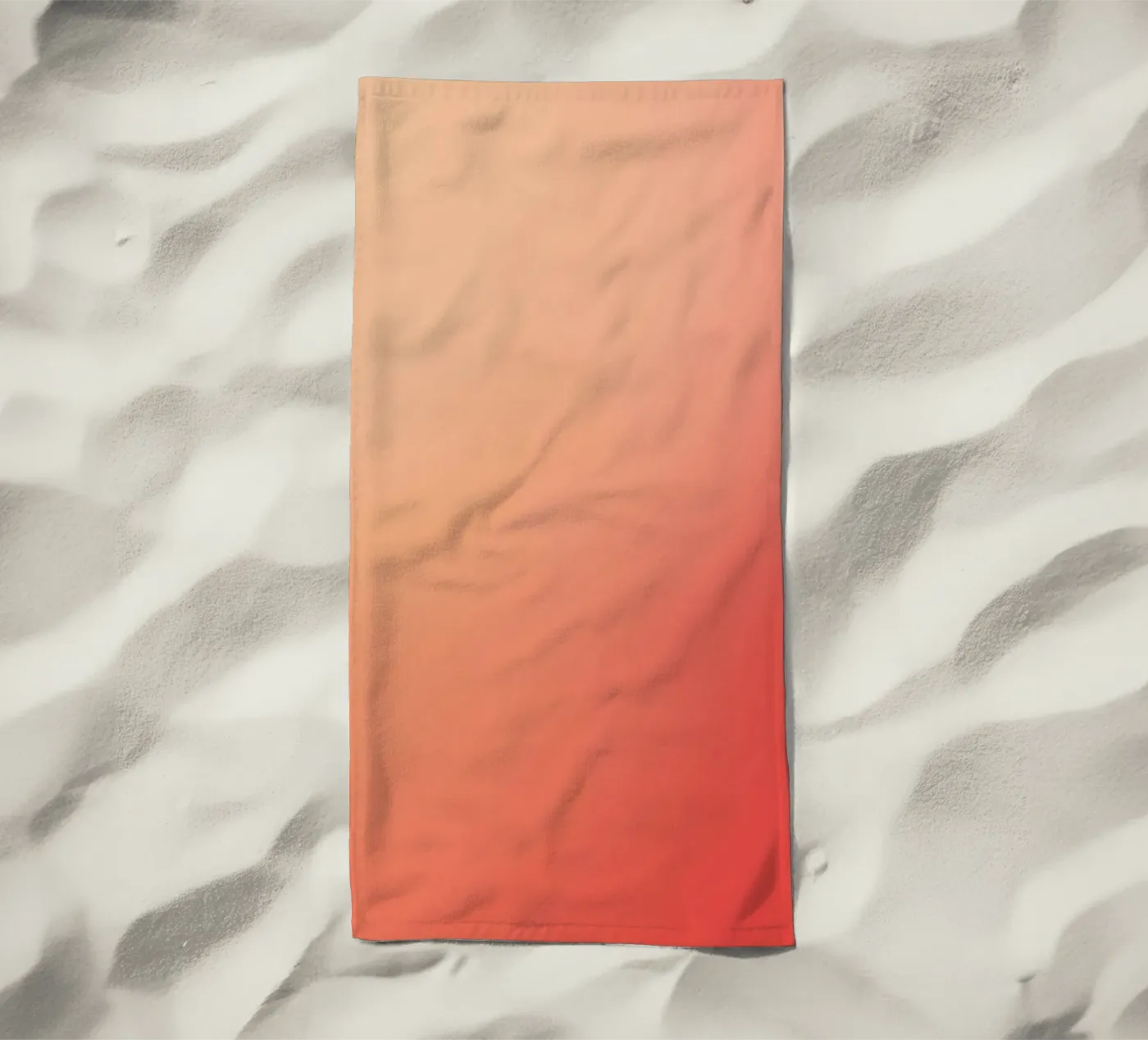 Peach orange gradient telo mare da PETER
