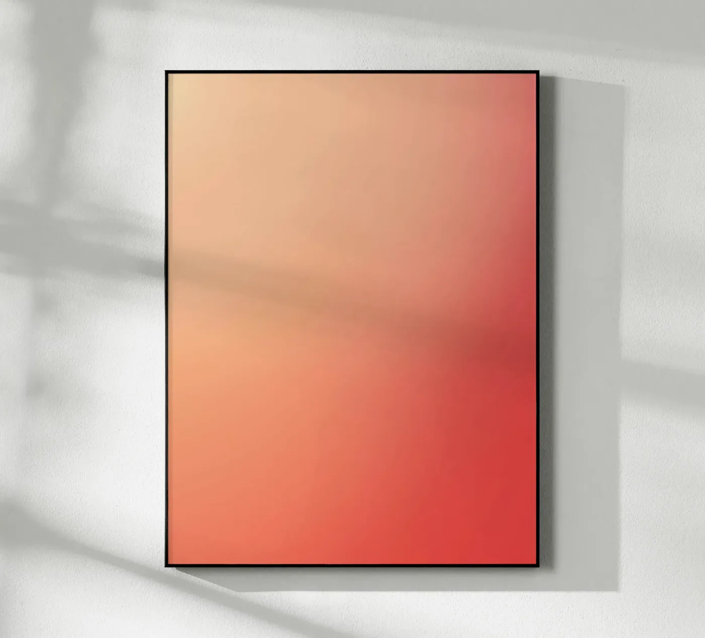 Peach orange gradient plexiglass da PETER