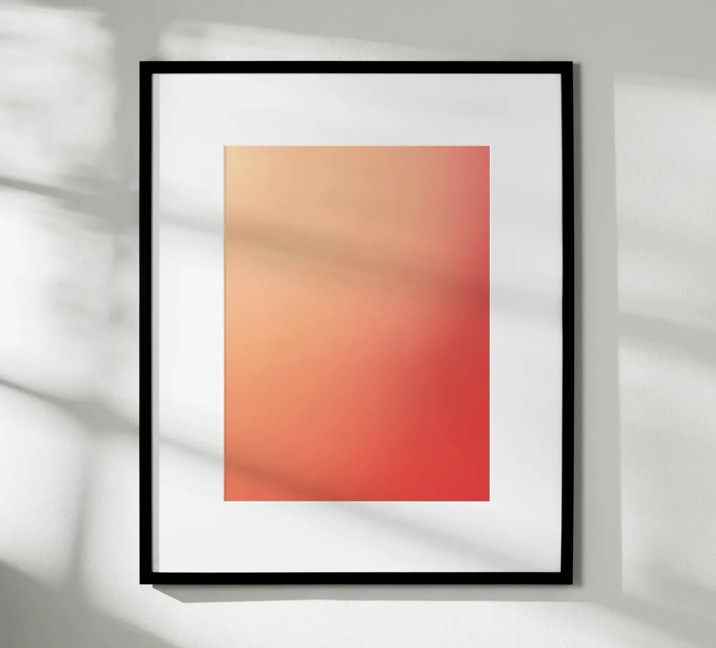 Peach orange gradient poster da PETER