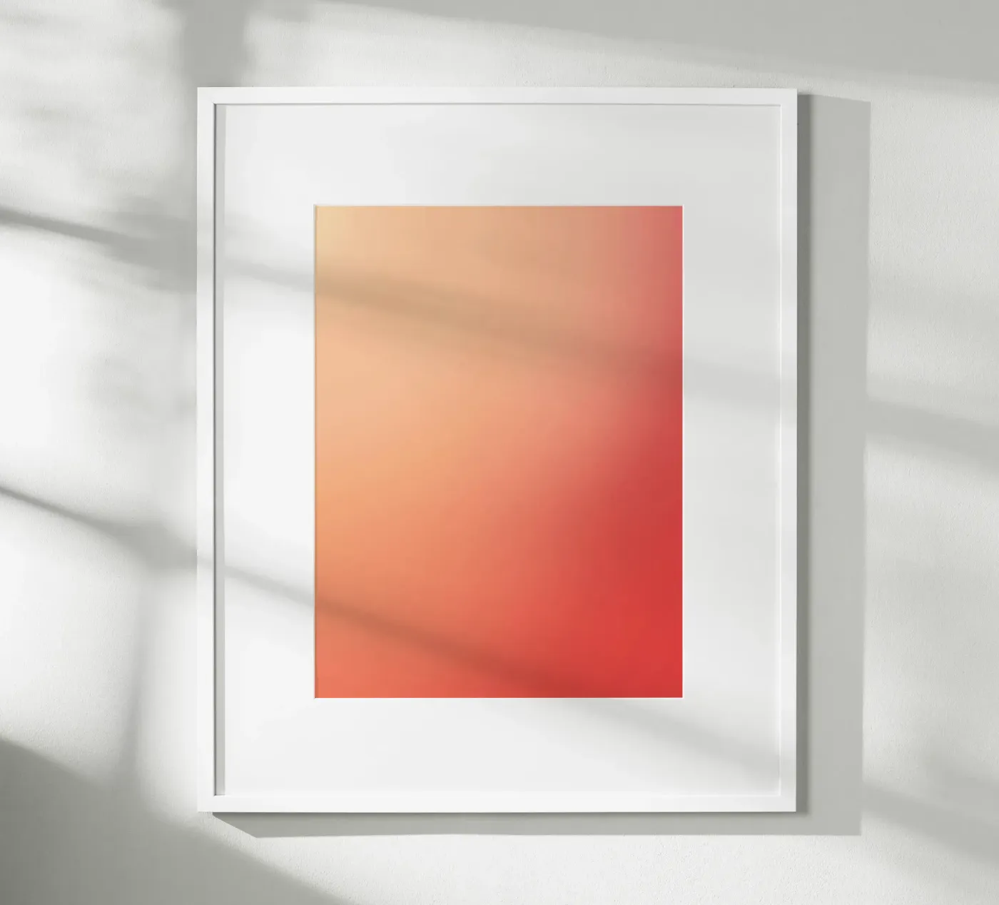 Peach orange gradient poster da PETER