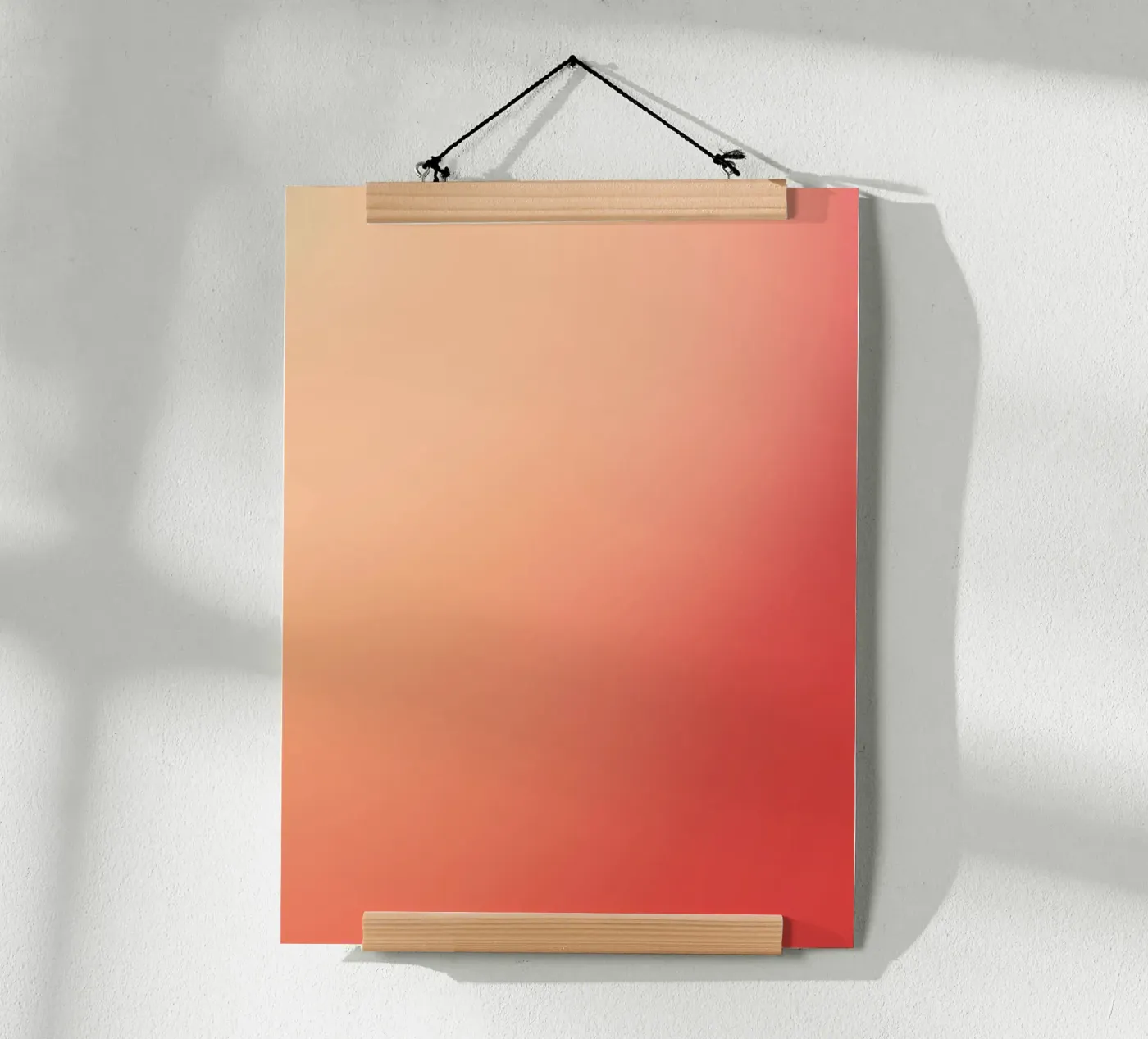 Peach orange gradient poster da PETER