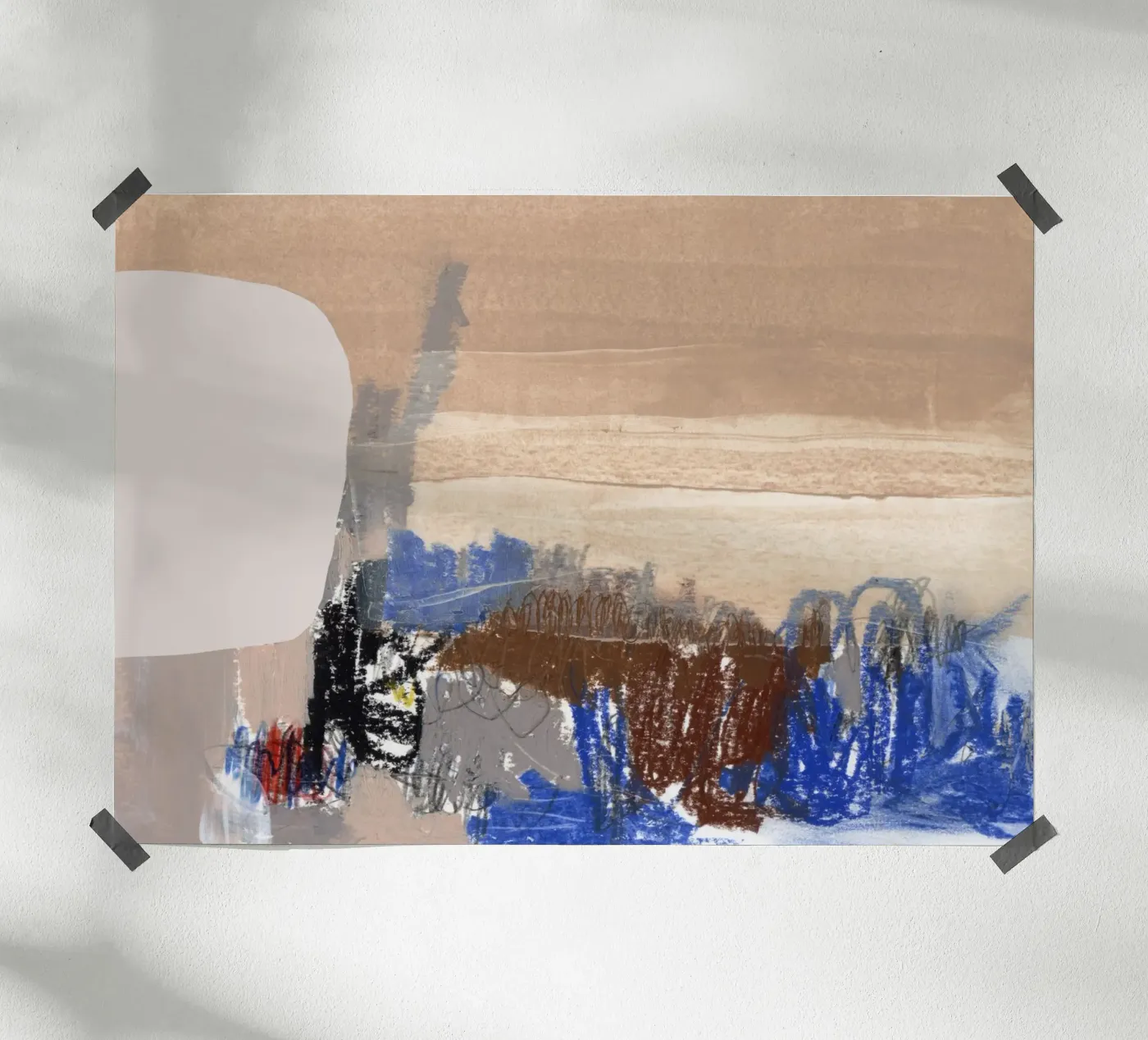 Fully Present Poster von Abstrakte Malerei