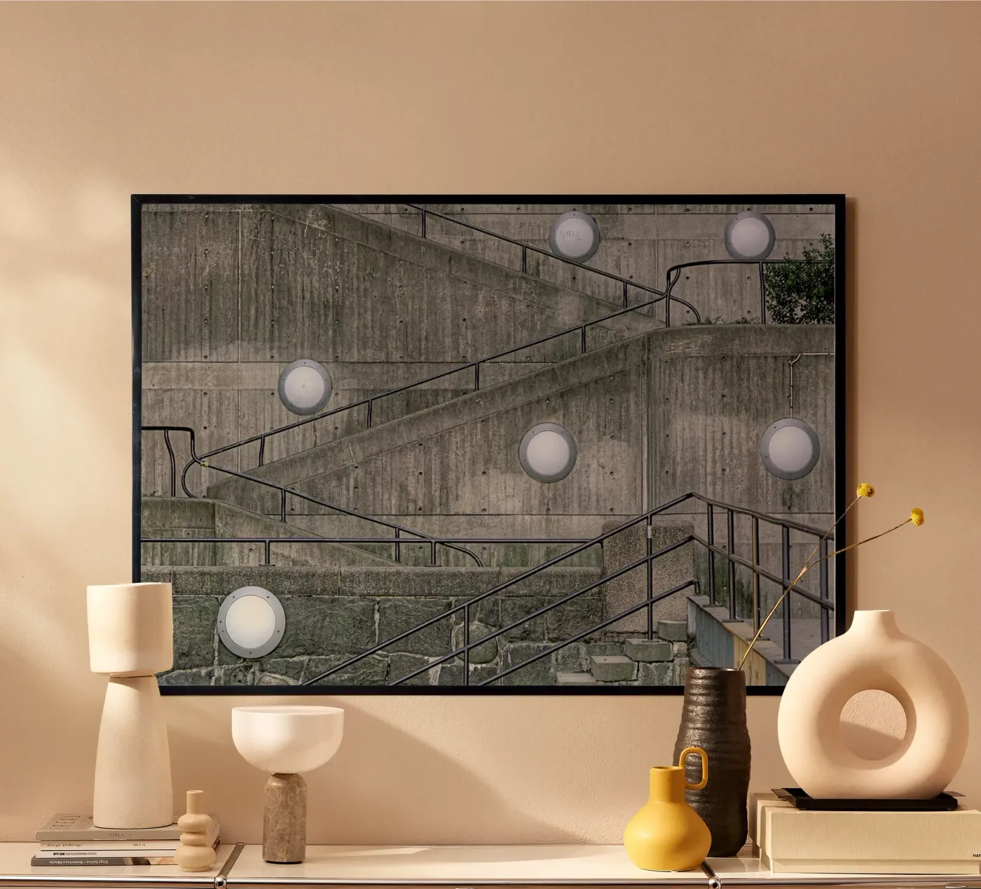 Slussen poster van Michael Belhadi