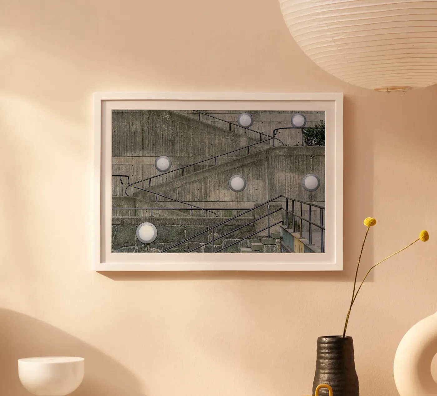 Slussen poster van Michael Belhadi