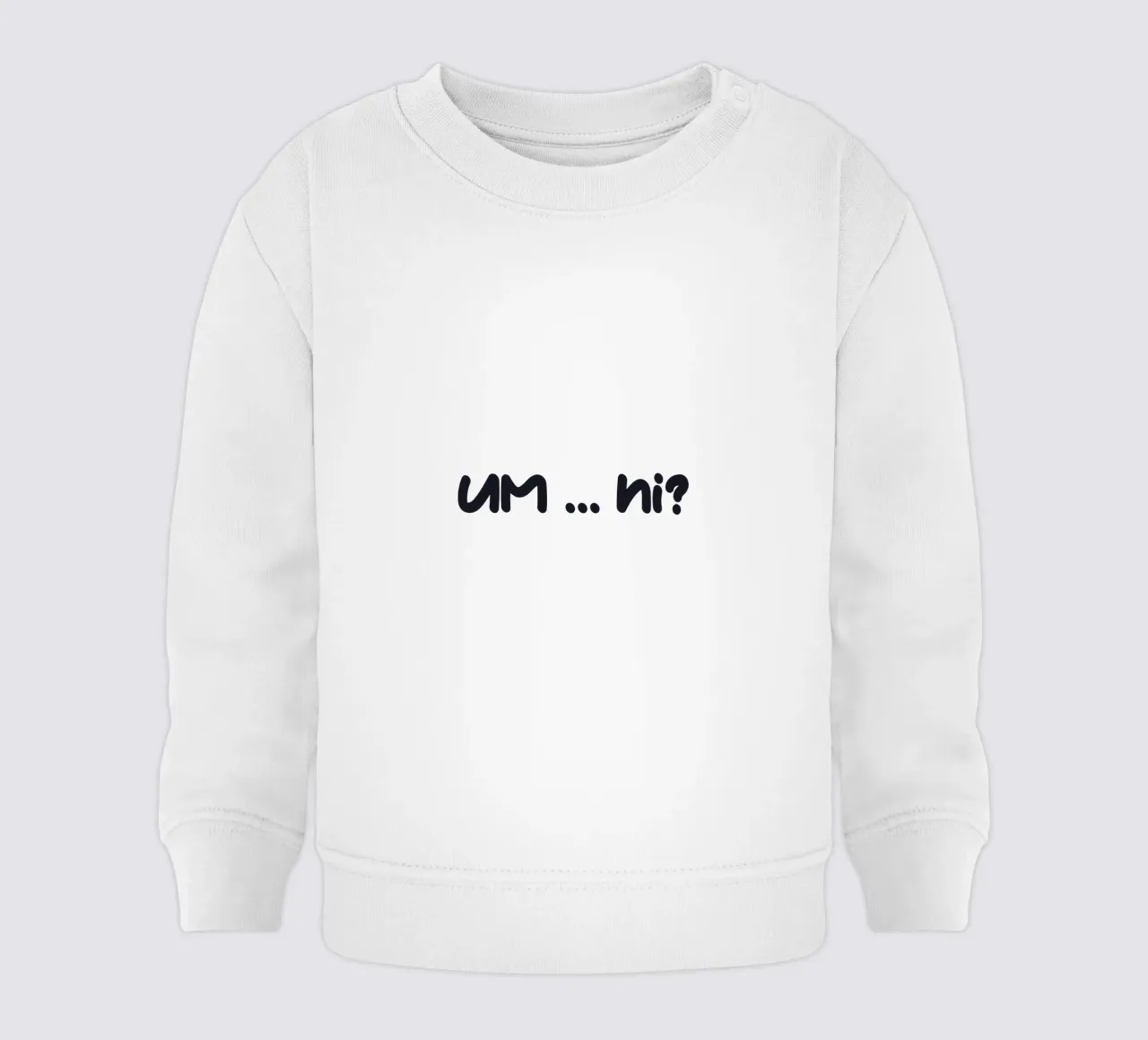 Ehm... ciao? felpa neonato da amini54