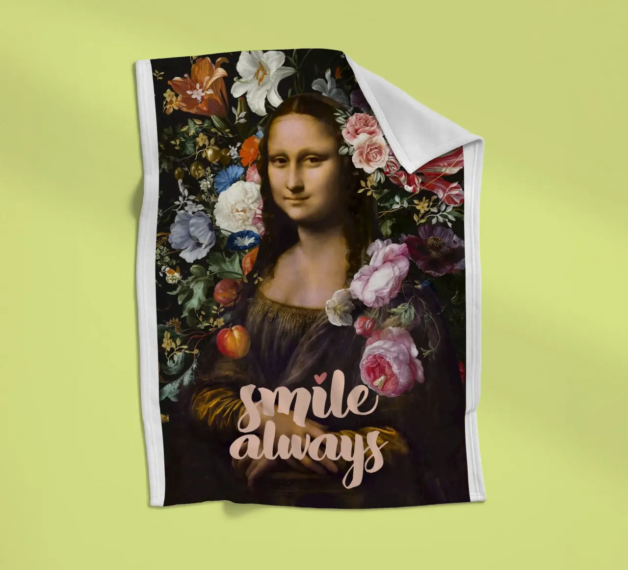 Sorridi sempre, Monna Lisa coperta in pile da amini54