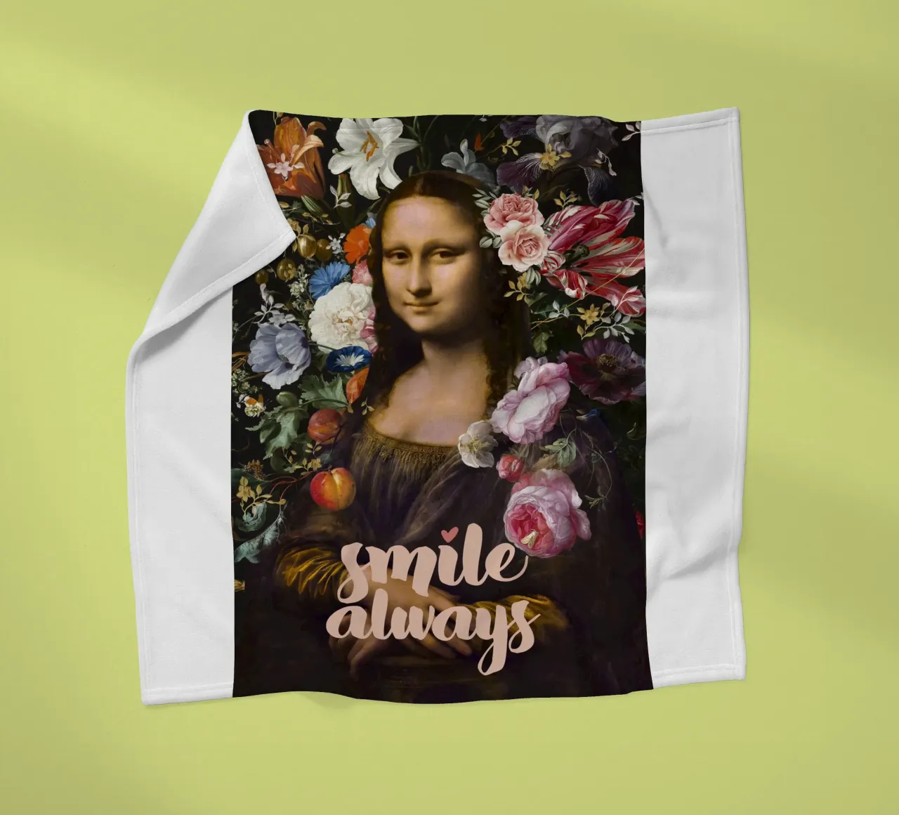 Sorridi sempre, Monna Lisa coperta in pile da amini54