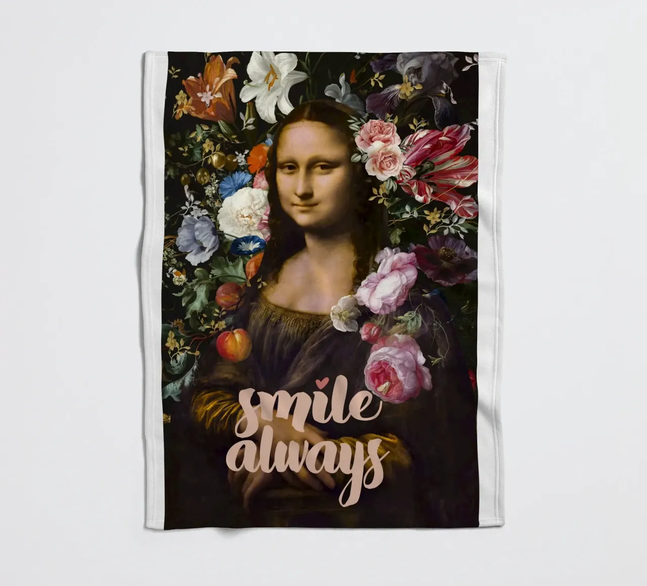 Sorridi sempre, Monna Lisa coperta in pile da amini54
