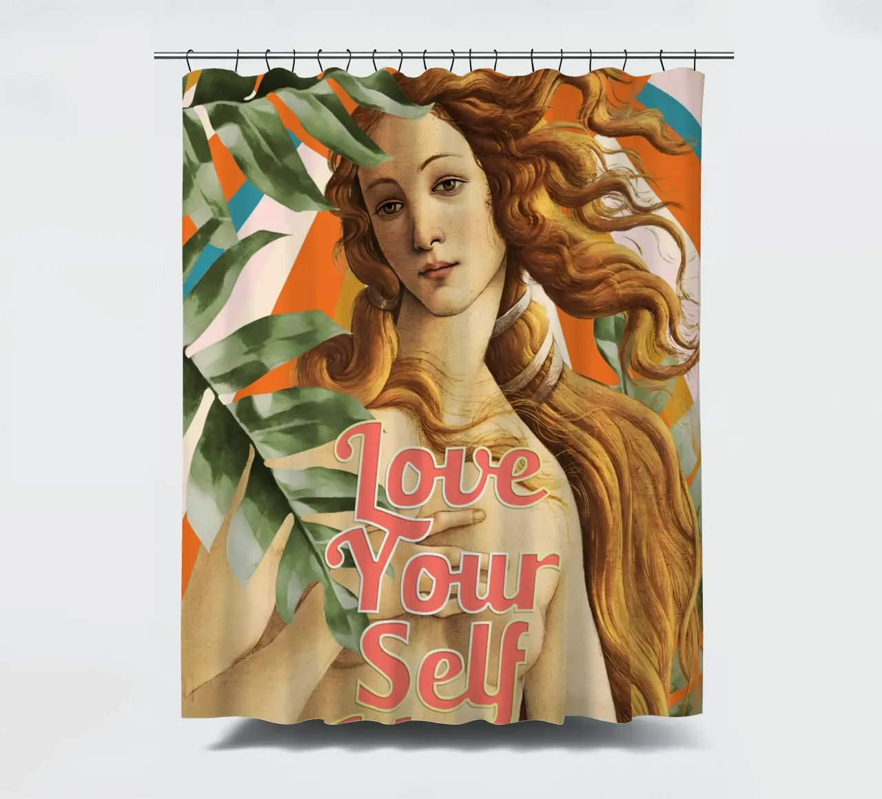 Love YourSelf More, Venus shower curtain by amini54