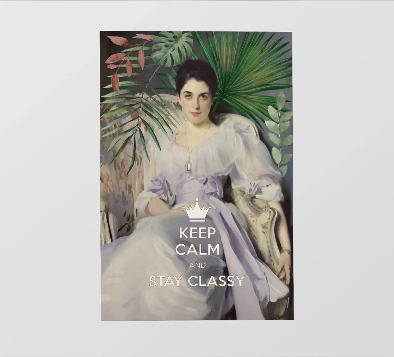 Mantenere la calma e la classe, Lady Agnew telo in pvc da amini54
