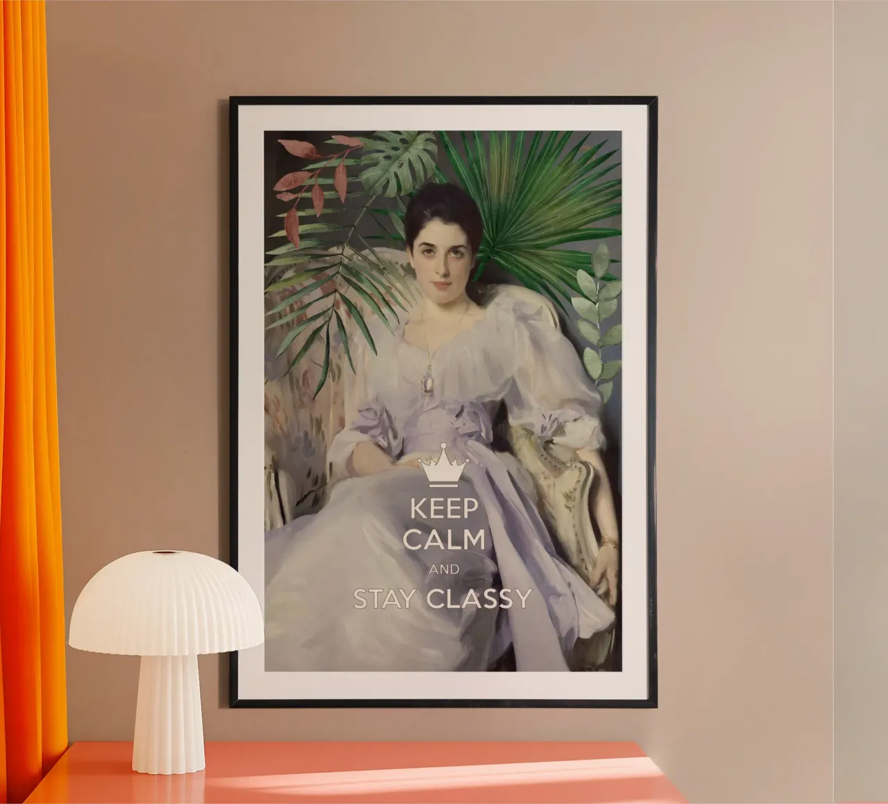 Mantenere la calma e la classe, Lady Agnew carta hahnemühle da amini54