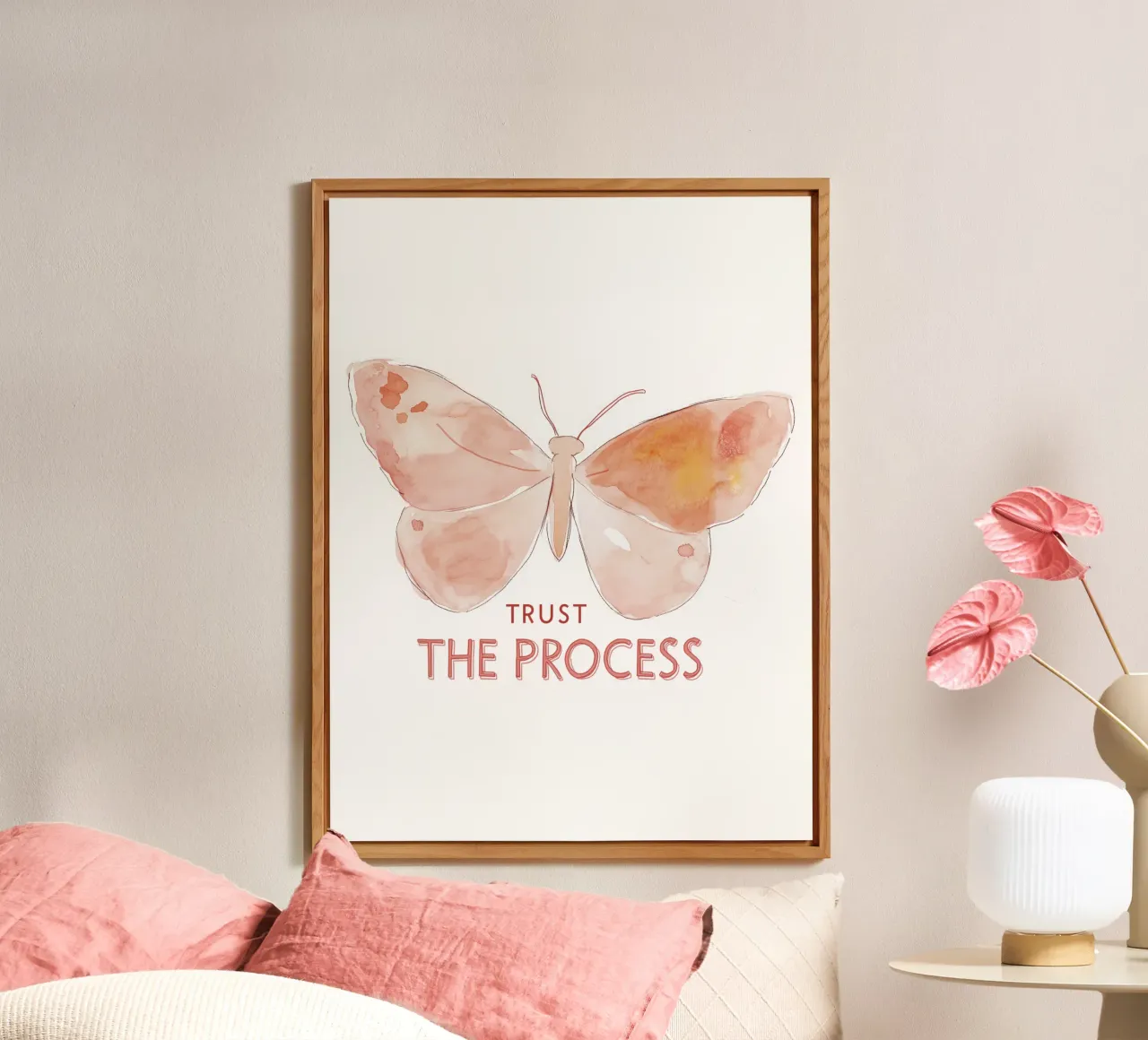 Trust The Process alluminio dibond da treechild
